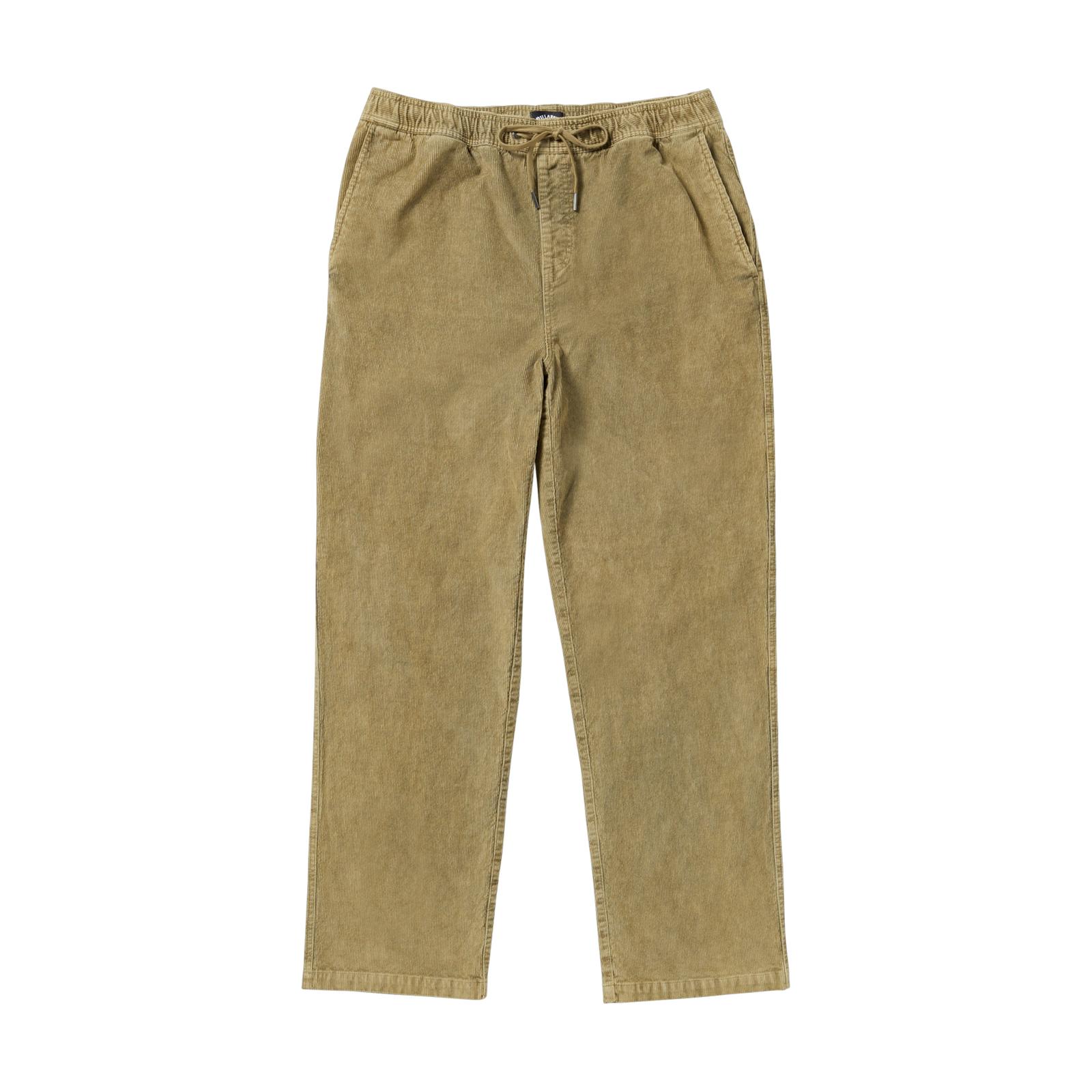 Billabong Mens Larry Elastic Waist Corduroy Pants Trousers Bottoms Relaxed Fit - Picture 3 of 5