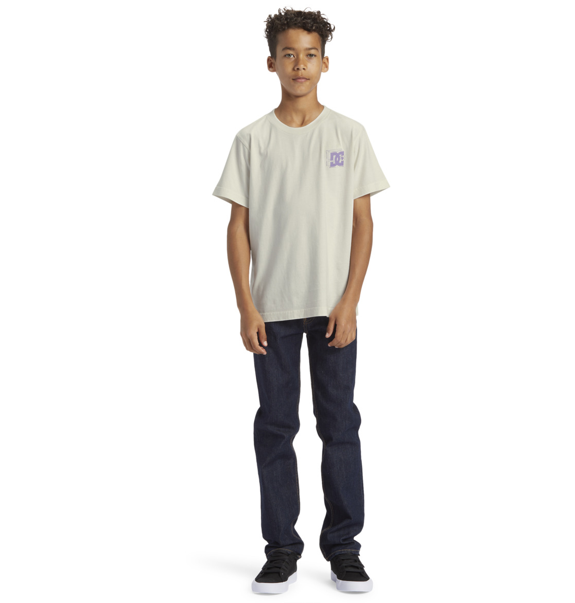 DC Shoes Kids Mid Century Short Sleeve Crew Neck Cotton Top Graphic Tee T-Shirt - Picture 12 of 13