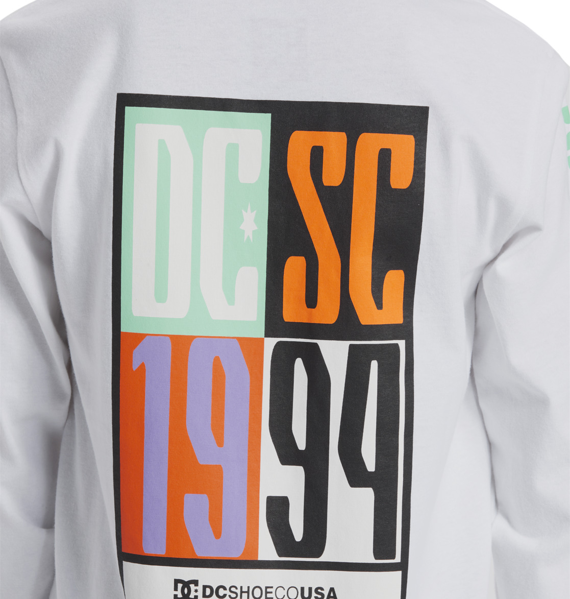 DC Shoes Kids Sportster Long Sleeve Crew Neck Cotton Top Graphic Tee T-Shirt - Picture 2 of 26