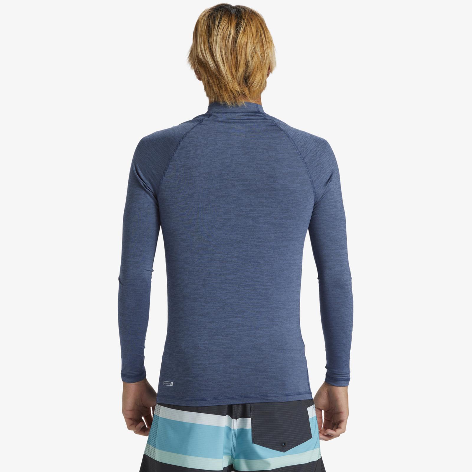 Quiksilver Mens Everyday Long Sleeve Beach Surf Pool UPF50 Rashguard - Picture 22 of 26