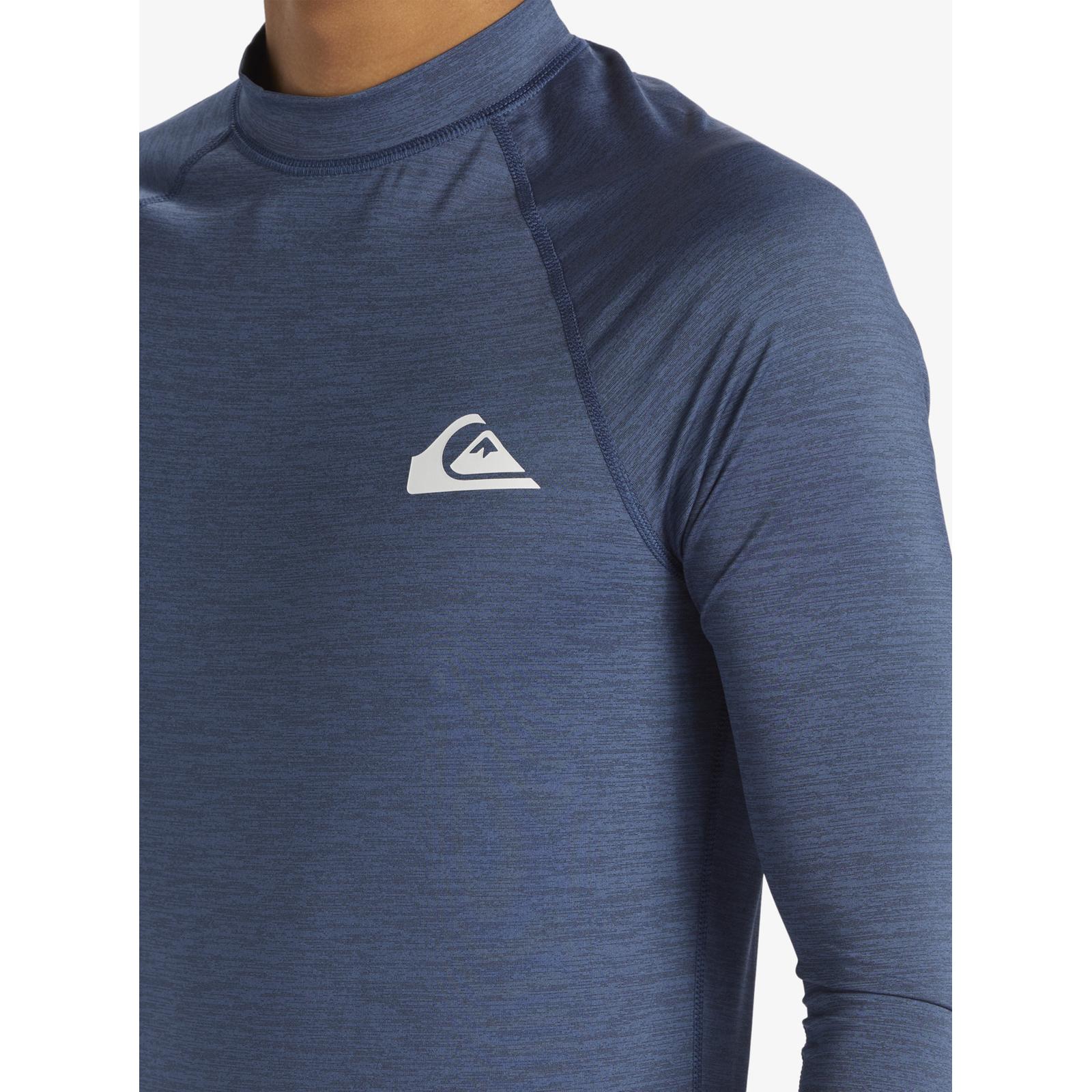 Quiksilver Mens Everyday Long Sleeve Beach Surf Pool UPF50 Rashguard - Picture 20 of 26