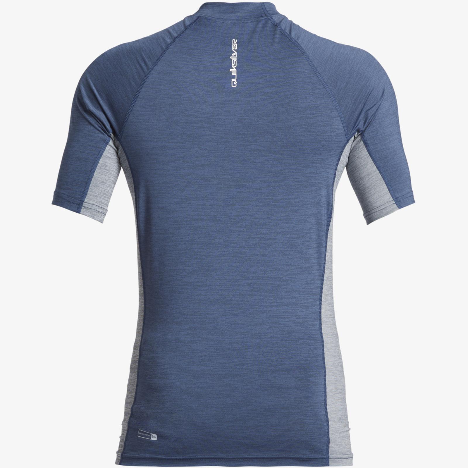 Quiksilver Mens Everyday Short Sleeve UV Protect Surf Surfing Rash Guard Vest - Picture 11 of 11