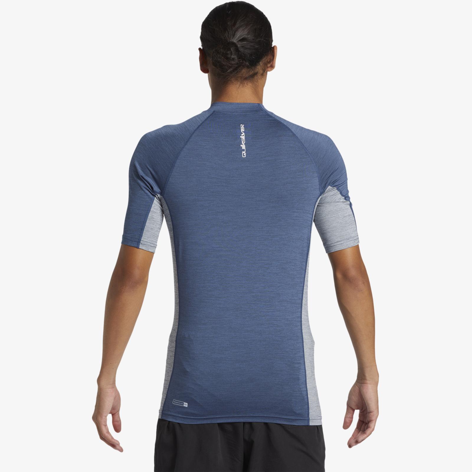 Quiksilver Mens Everyday Short Sleeve UV Protect Surf Surfing Rash Guard Vest - Picture 8 of 11