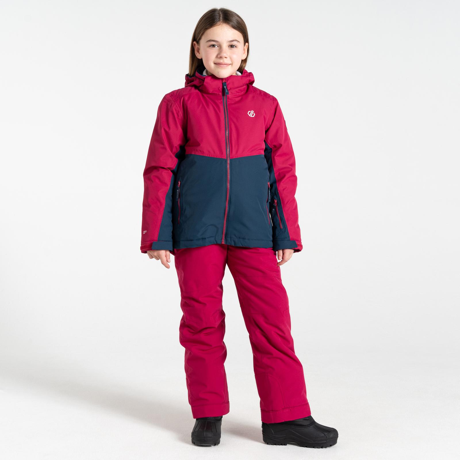 Dare 2b Kids Impose IV Hooded Waterproof Warm Winter Ski Skiing Jacket Coat - Picture 3 of 50