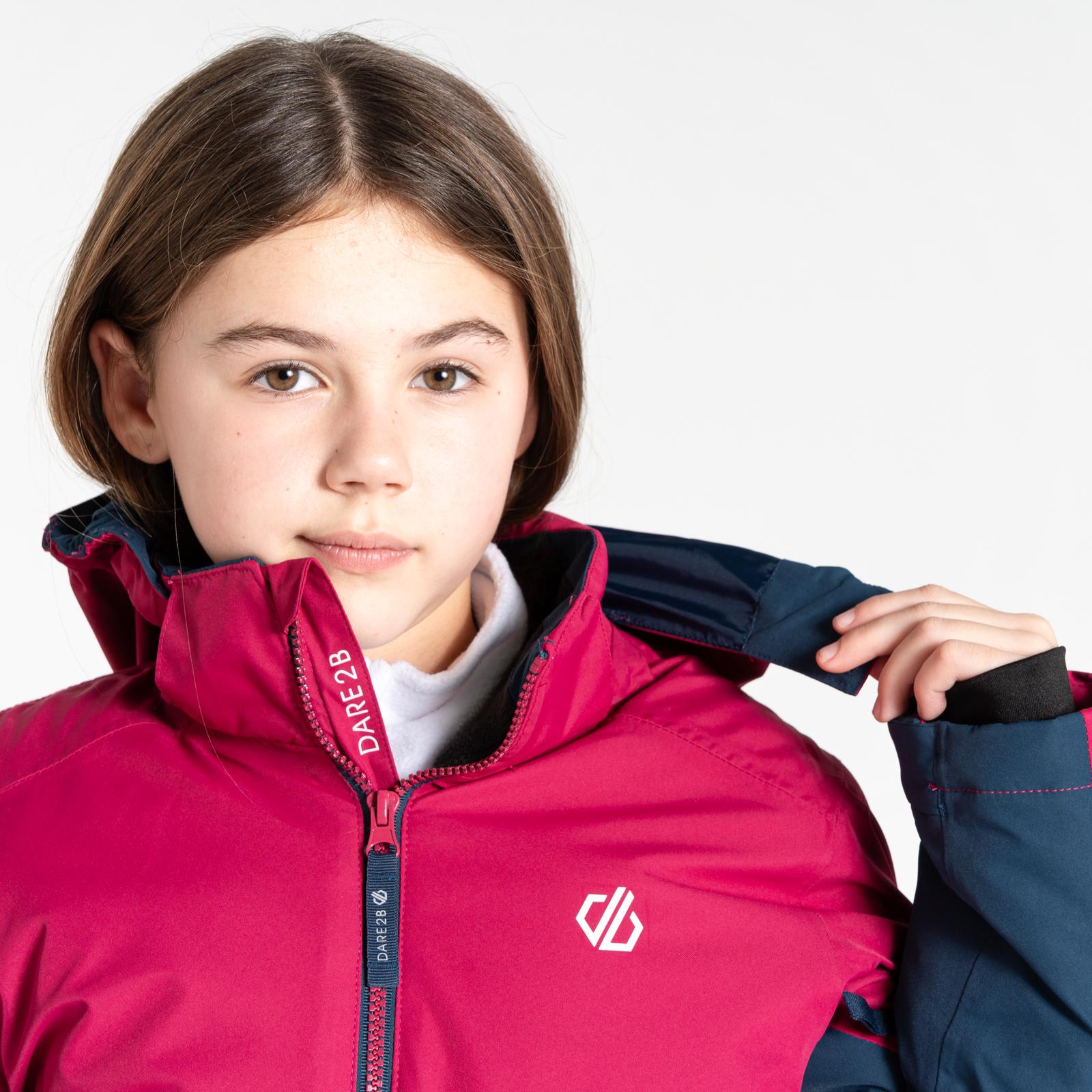Dare 2b Kids Impose IV Hooded Waterproof Warm Winter Ski Skiing Jacket Coat - Picture 6 of 50