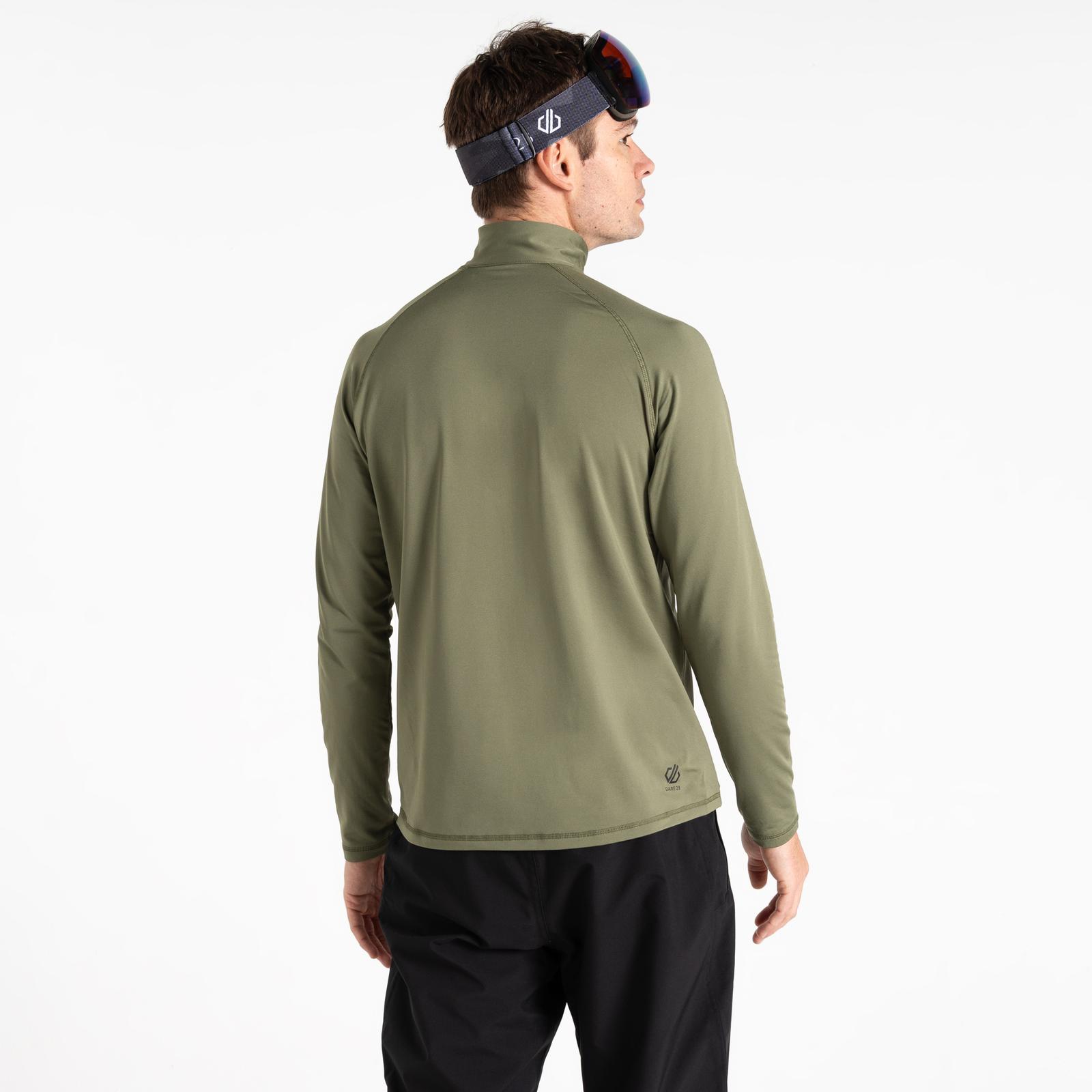 Pullover polar Dare 2b para hombre Fuse Up II ligero capa media media cremallera - negro - Imagen 7 de 10