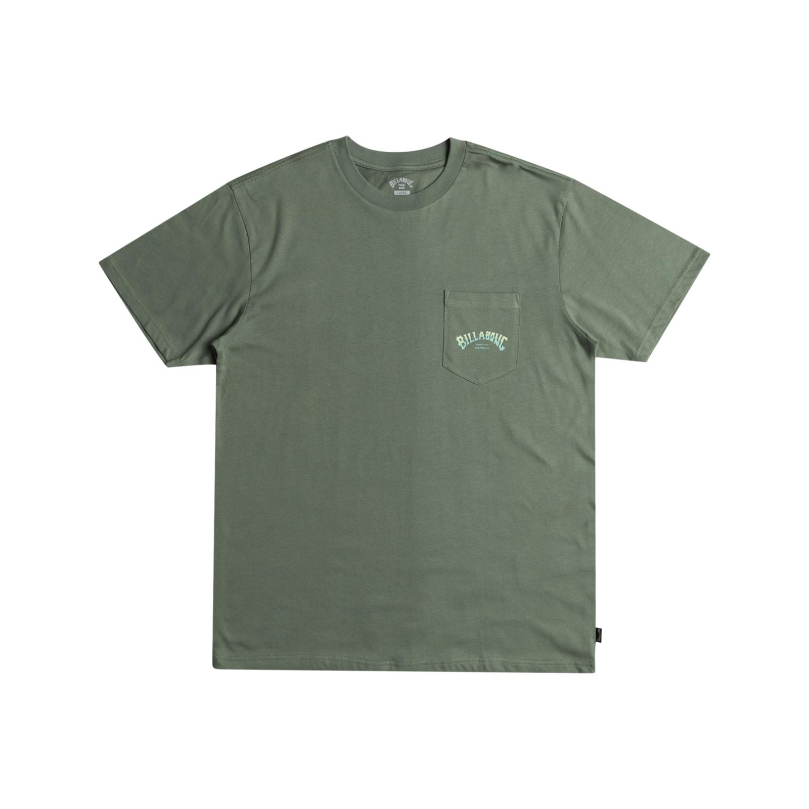 Camiseta Top Camiseta Billabong Para Hombres Arco Apilado Manga Corta Algodón Gráfico - Imagen 6 de 8
