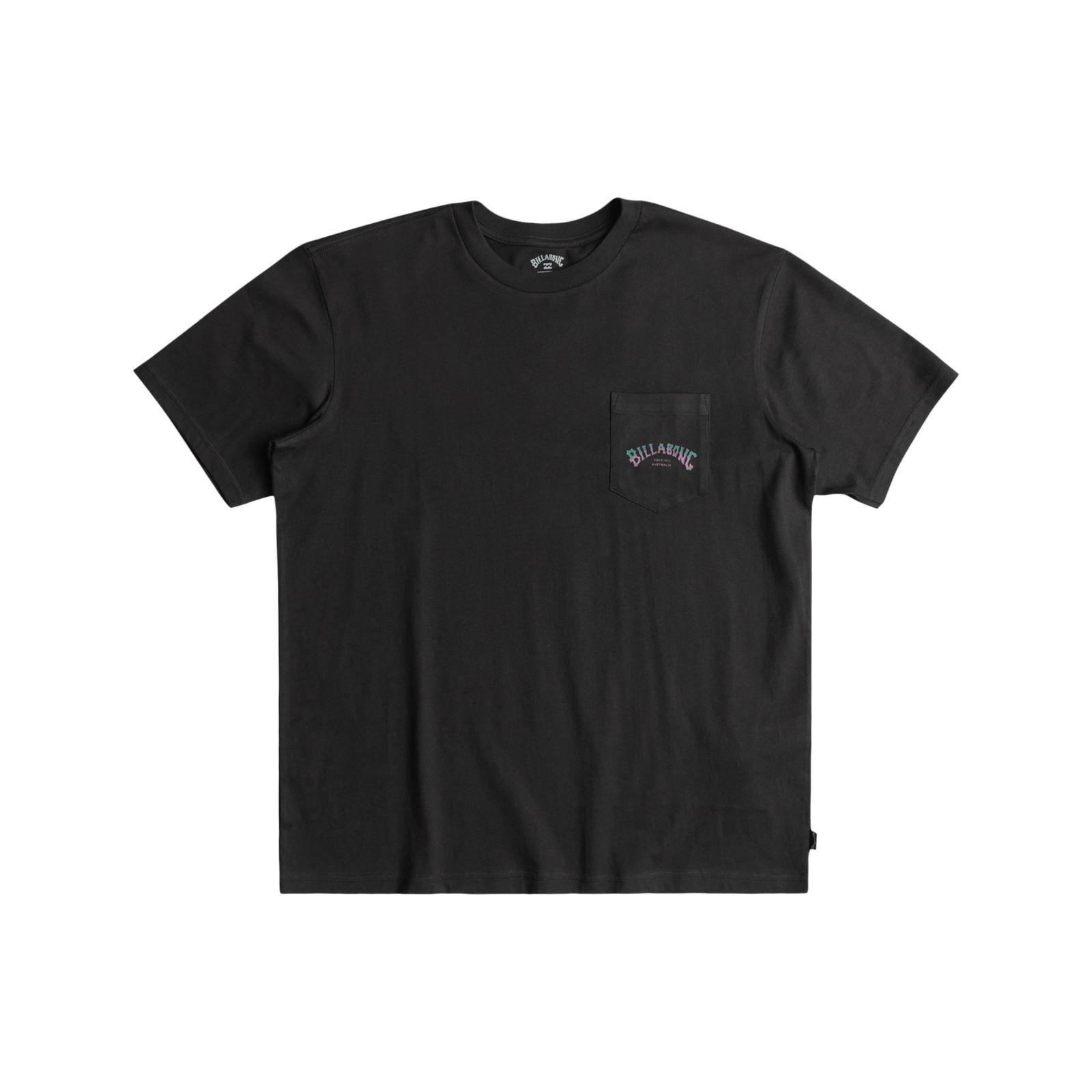 Camiseta Top Camiseta Billabong Para Hombres Arco Apilado Manga Corta Algodón Gráfico - Imagen 8 de 8