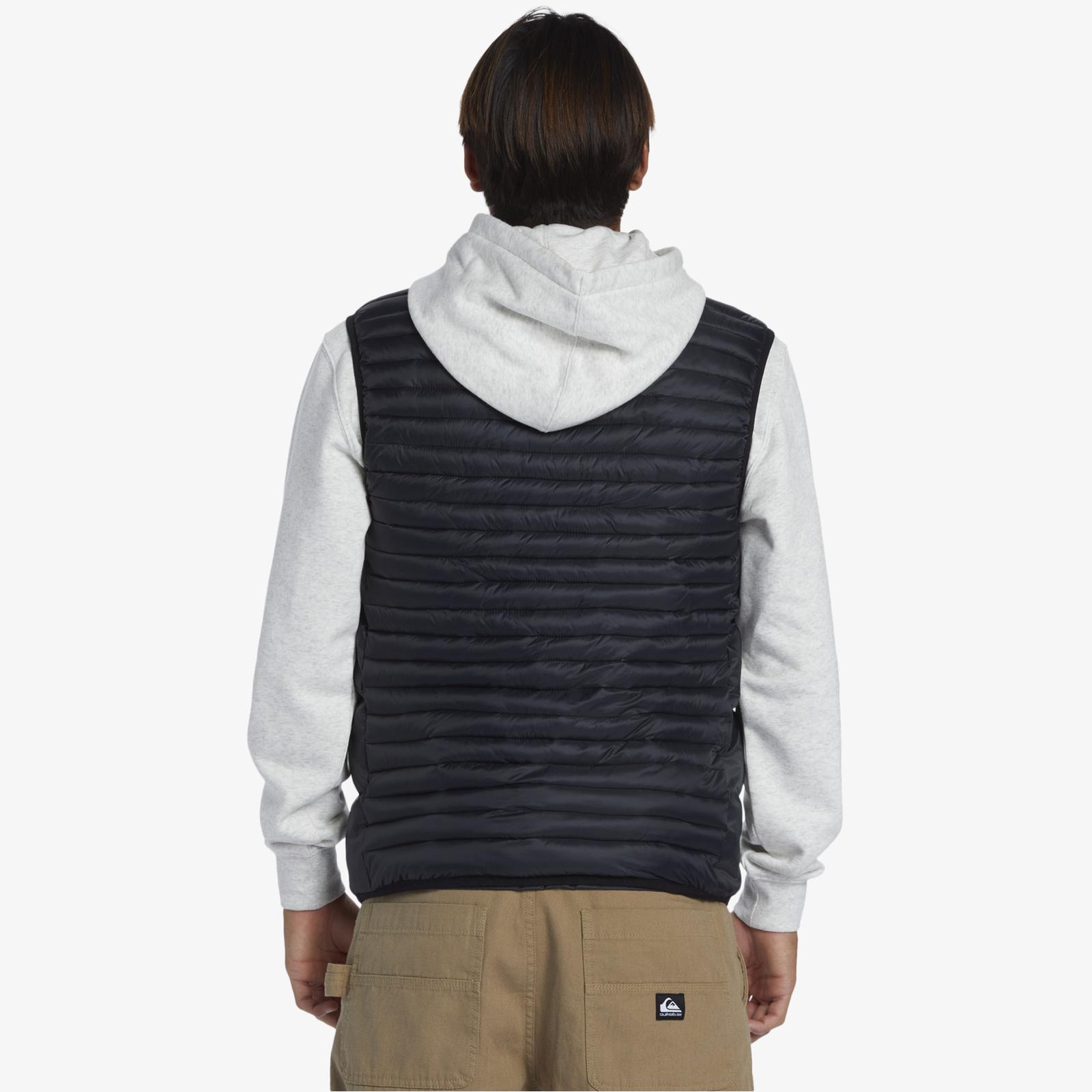 Quiksilver Hombres Chaqueta Aislada Escamosa Sin Mangas Calentador de Cuerpo Chaleco Cálido Invierno - Imagen 2 de 36