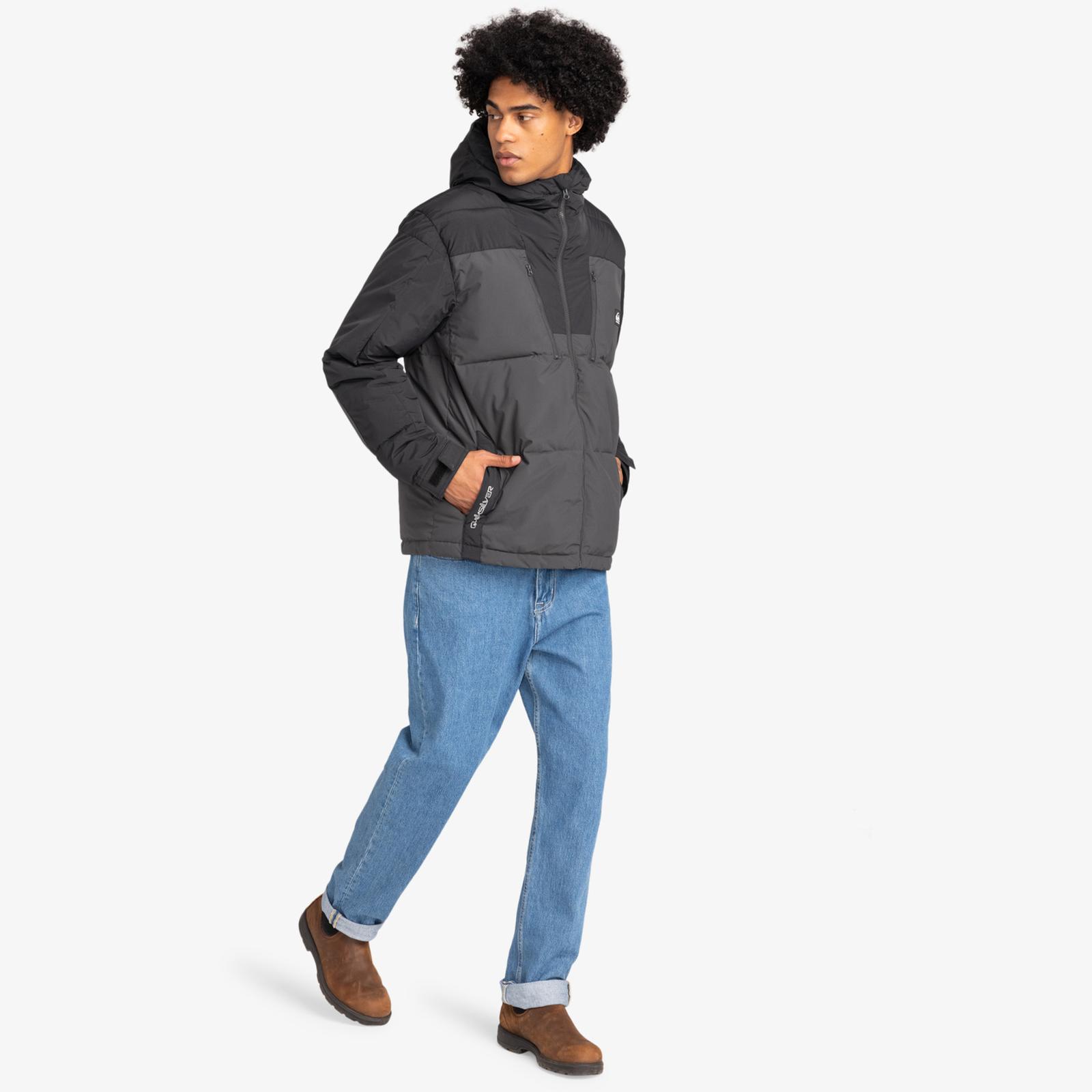 Quiksilver Mens Nomad Hooded Puffer Jacket Extra Warm Winter Water Repellent - Picture 7 of 33