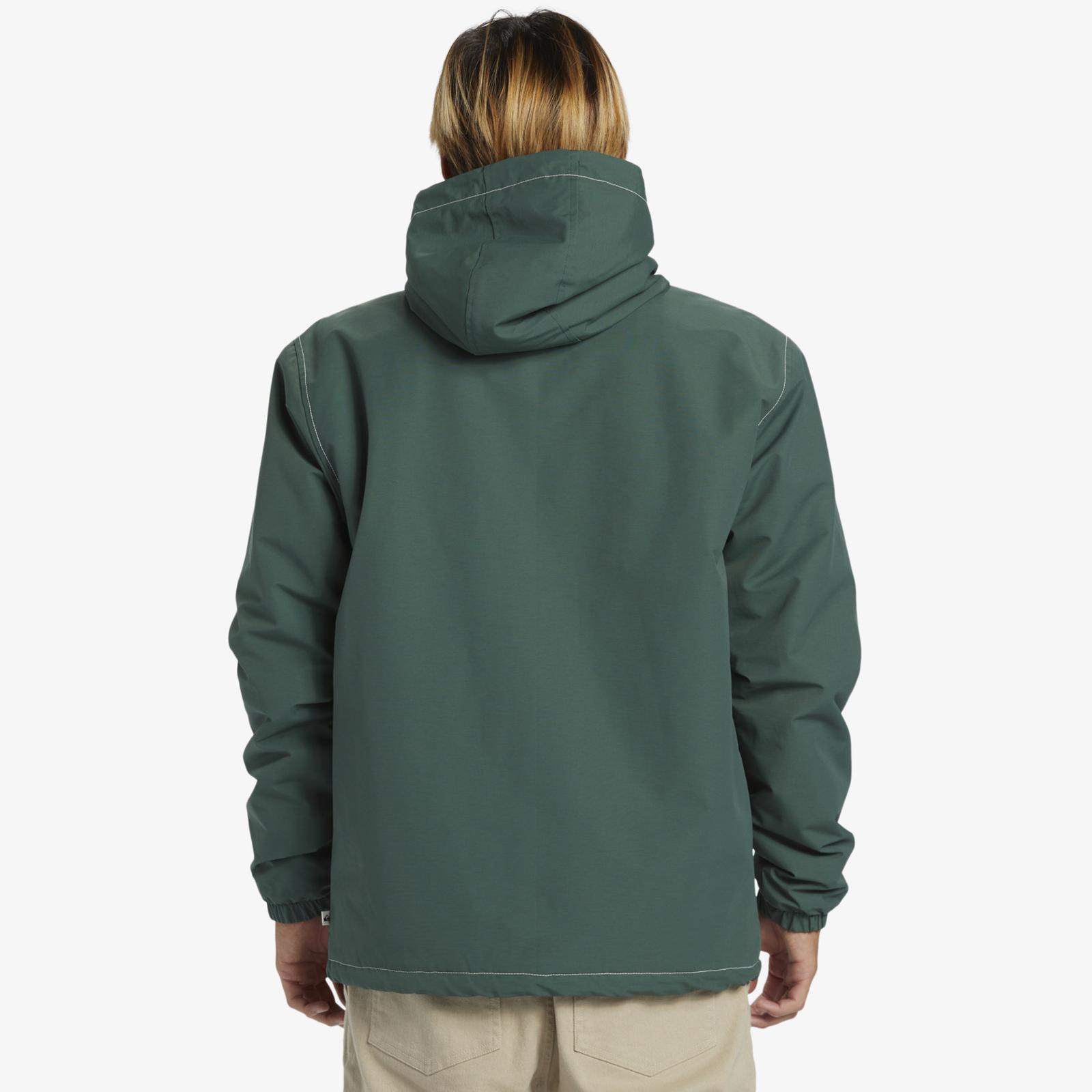 Quiksilver Mens Rain Cloud Coach Hooded Jacket Winter Bomber Coat Waterproof - Picture 11 of 17