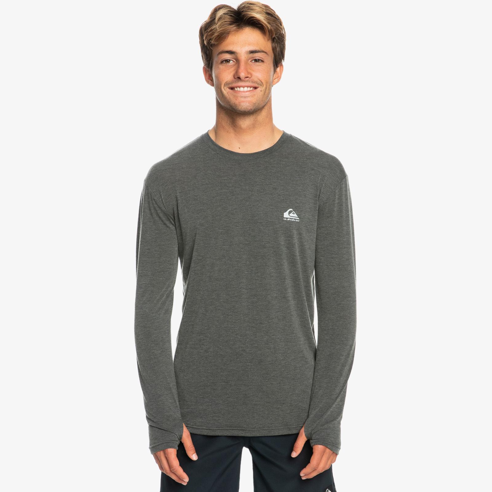 Quiksilver Mens Coastal Run Long Sleeve Crew Neck T-Shirt Top Tee - Picture 5 of 39