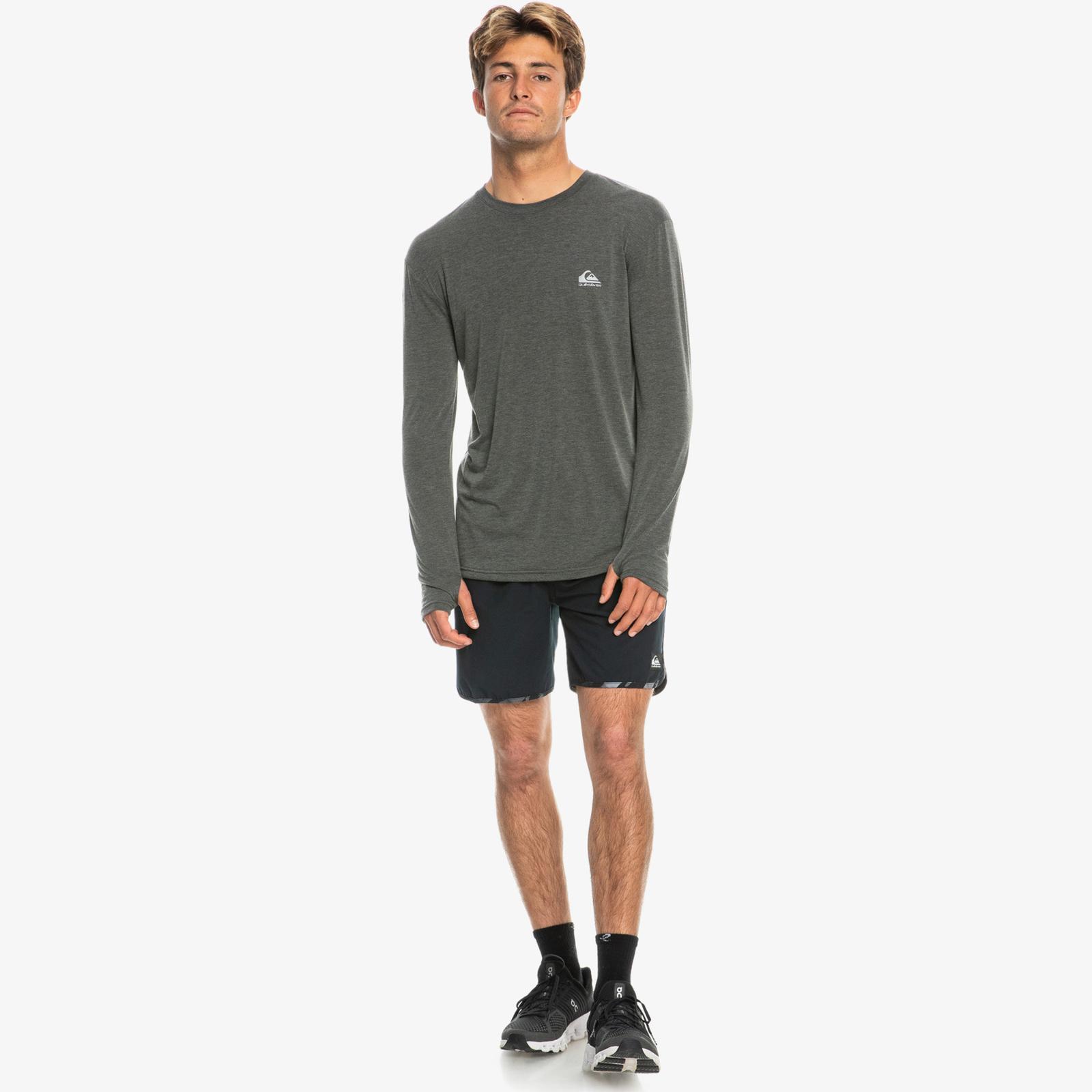 Quiksilver Mens Coastal Run Long Sleeve Crew Neck T-Shirt Top Tee - Picture 7 of 39