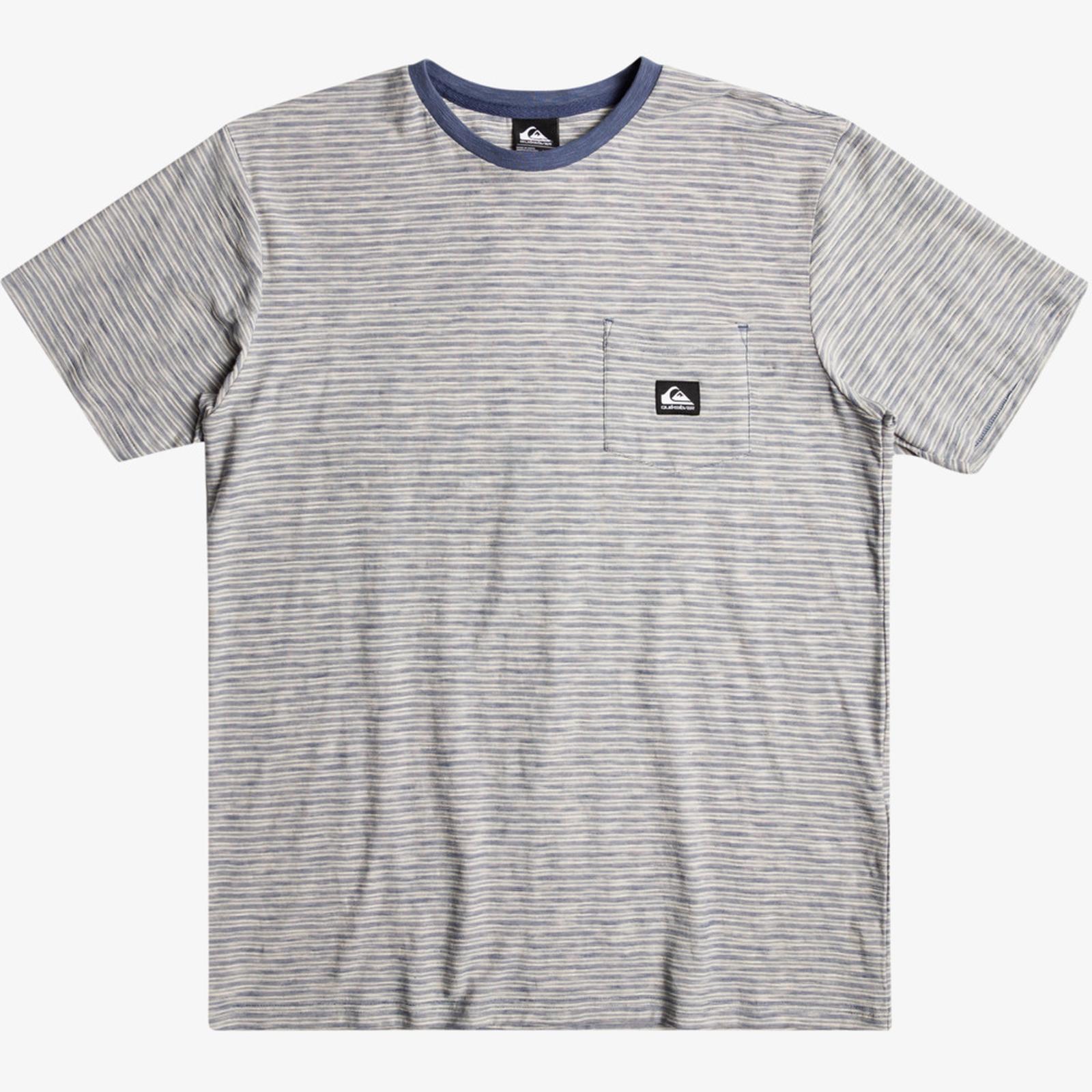 Quiksilver Para Hombres Kentin Manga Corta Bolsillo Camiseta Top Algodón Surf Surf - Imagen 15 de 16