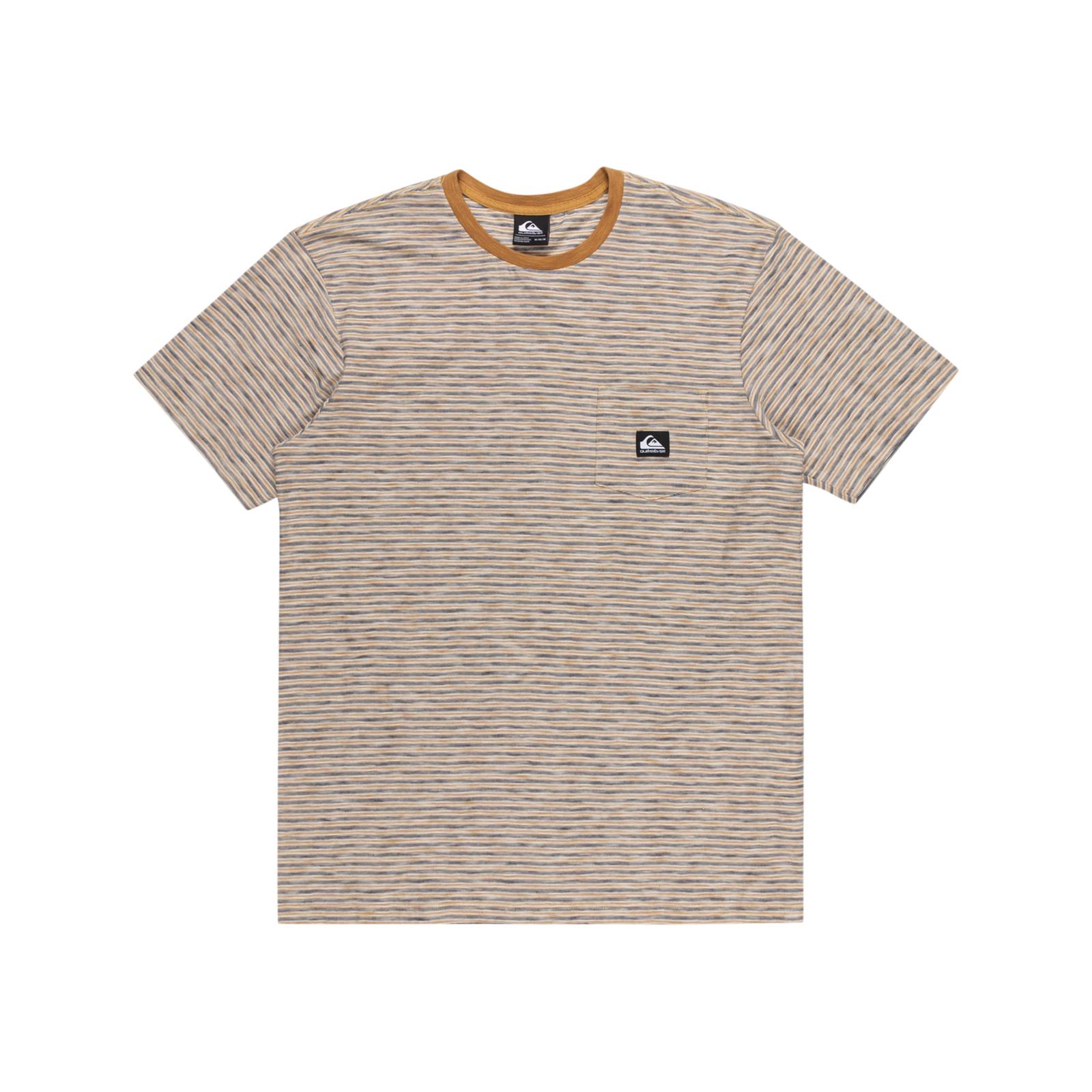 Quiksilver Para Hombres Kentin Manga Corta Bolsillo Camiseta Top Algodón Surf Surf - Imagen 2 de 16