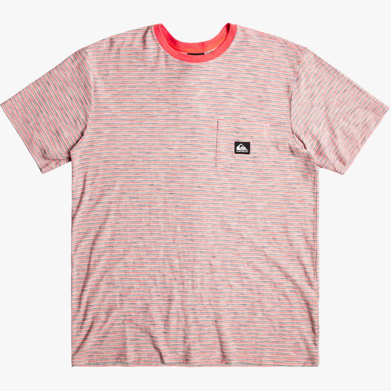 Quiksilver Para Hombres Kentin Manga Corta Bolsillo Camiseta Top Algodón Surf Surf - Imagen 8 de 16