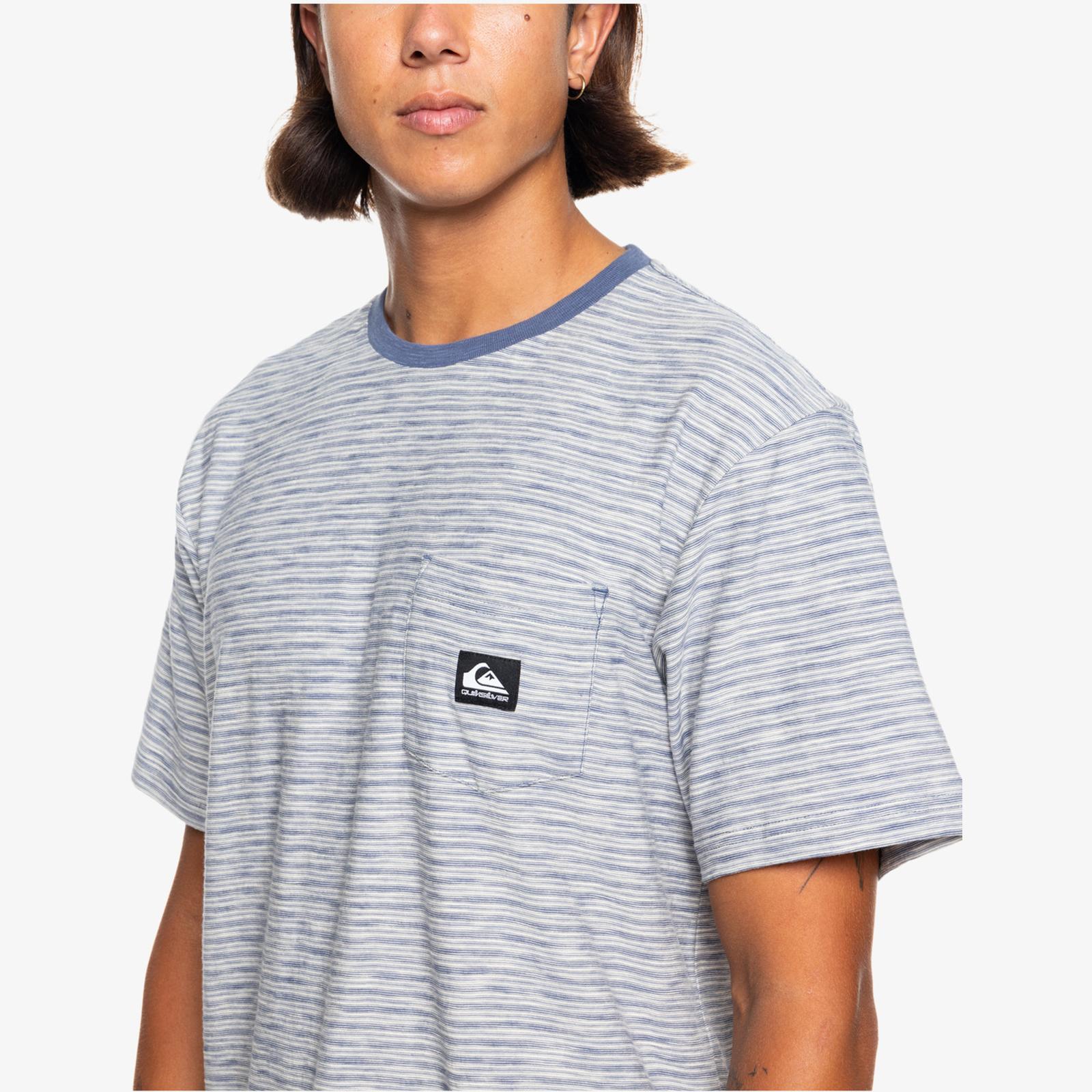 Quiksilver Para Hombres Kentin Manga Corta Bolsillo Camiseta Top Algodón Surf Surf - Imagen 14 de 16