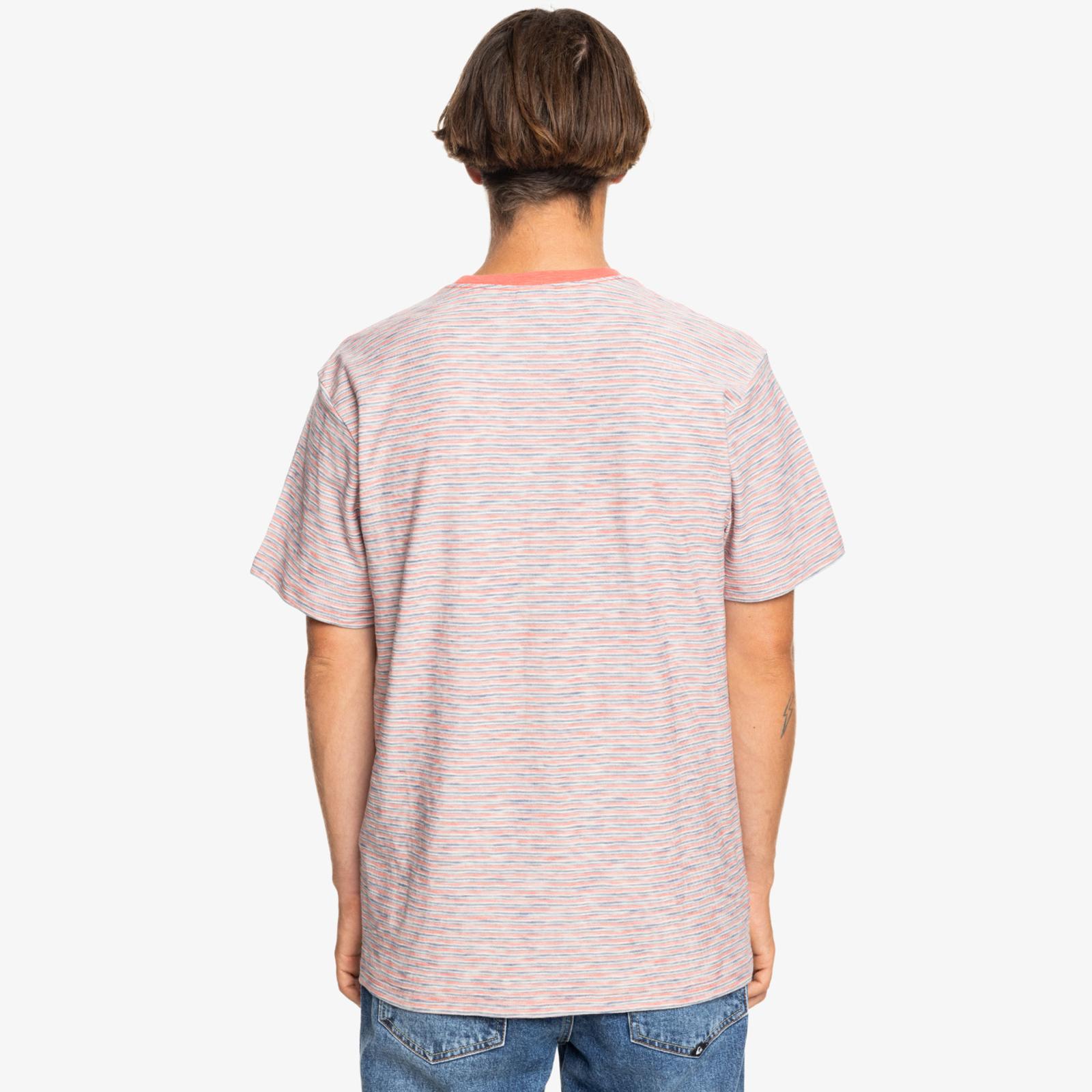 Quiksilver Para Hombres Kentin Manga Corta Bolsillo Camiseta Top Algodón Surf Surf - Imagen 5 de 16