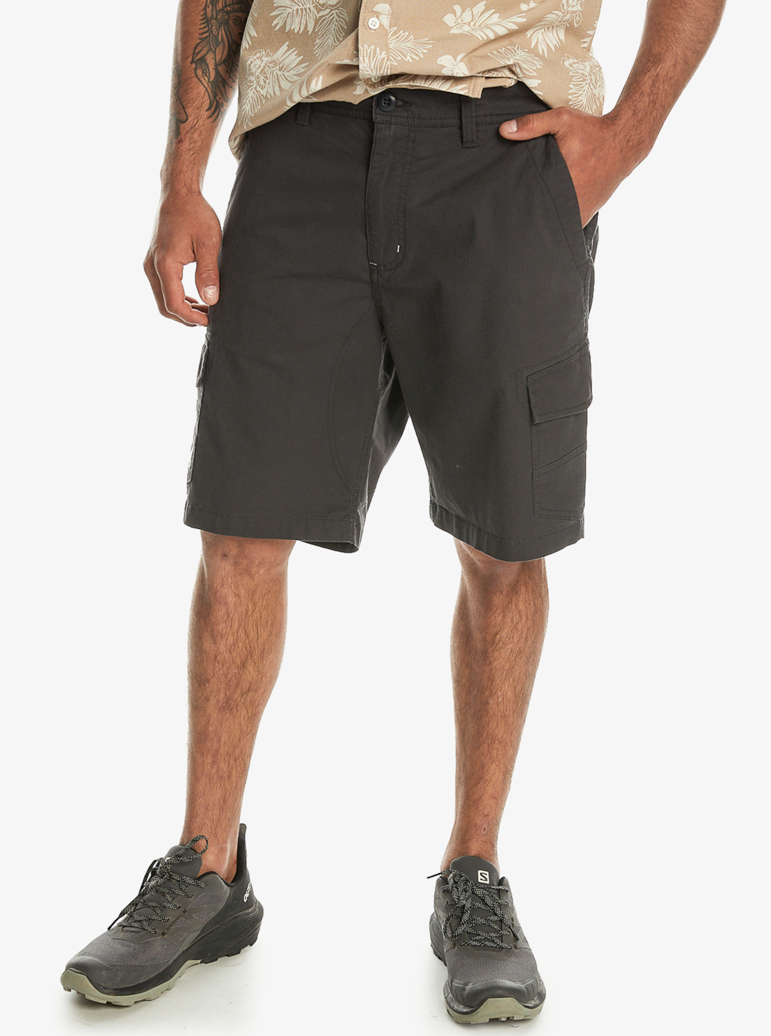 Quiksilver Mens MW Cargo Short Casual Outdoor Multi Pockets Shorts - Picture 7 of 11