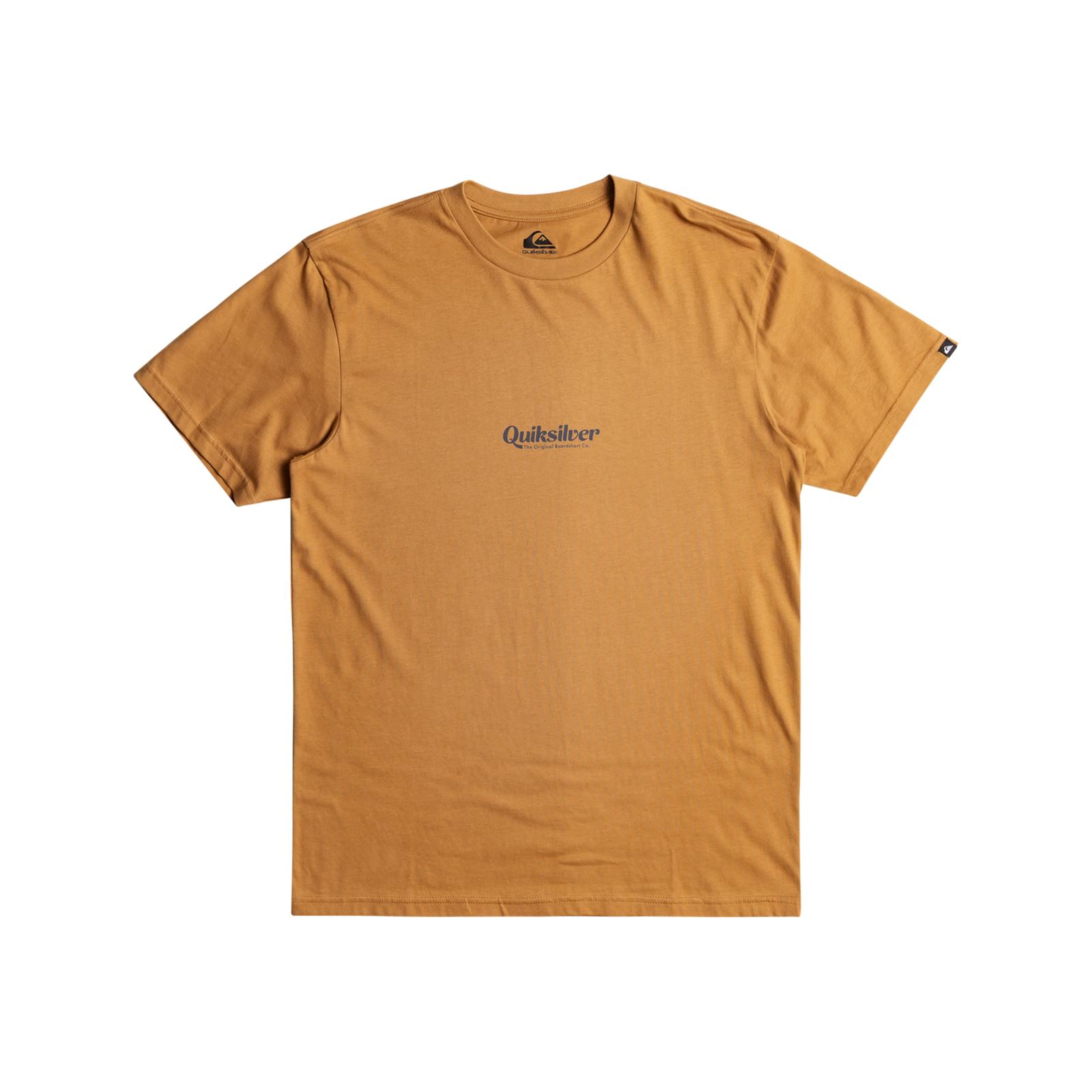 Camiseta Top Quiksilver Para Hombres QS Letras Simples Manga Corta Cuello Redondo Gráfico - Imagen 4 de 7