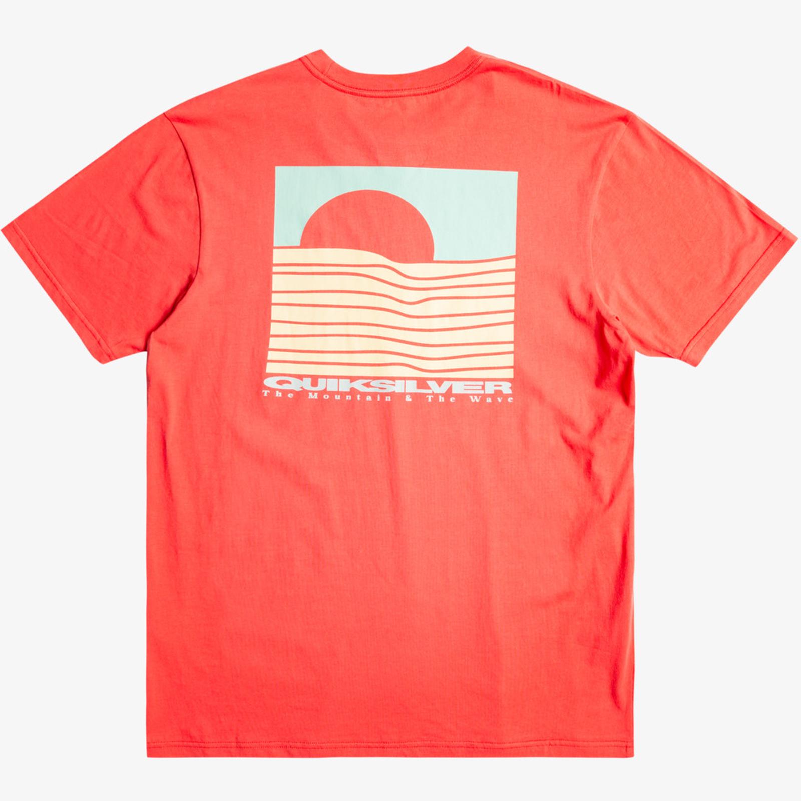 Quiksilver Mens Eye On Horizon Short Sleeve Cotton T-Shirt Top Tee Crew Neck - Picture 7 of 14