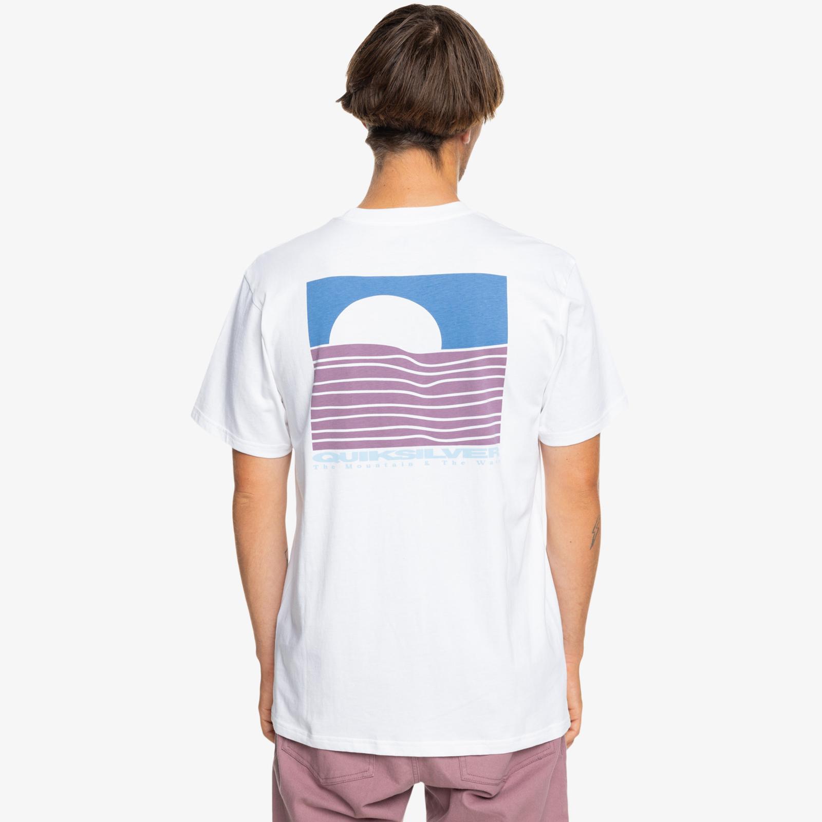 Quiksilver Mens Eye On Horizon Short Sleeve Cotton T-Shirt Top Tee Crew Neck - Picture 14 of 14