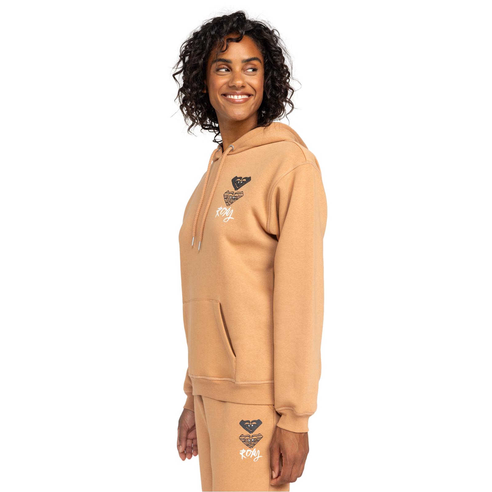 Roxy Womens Surf Stoked Pullover Hoodie Sweatshirt Hoody Hooded Relaxed Fit - Picture 3 of 19
