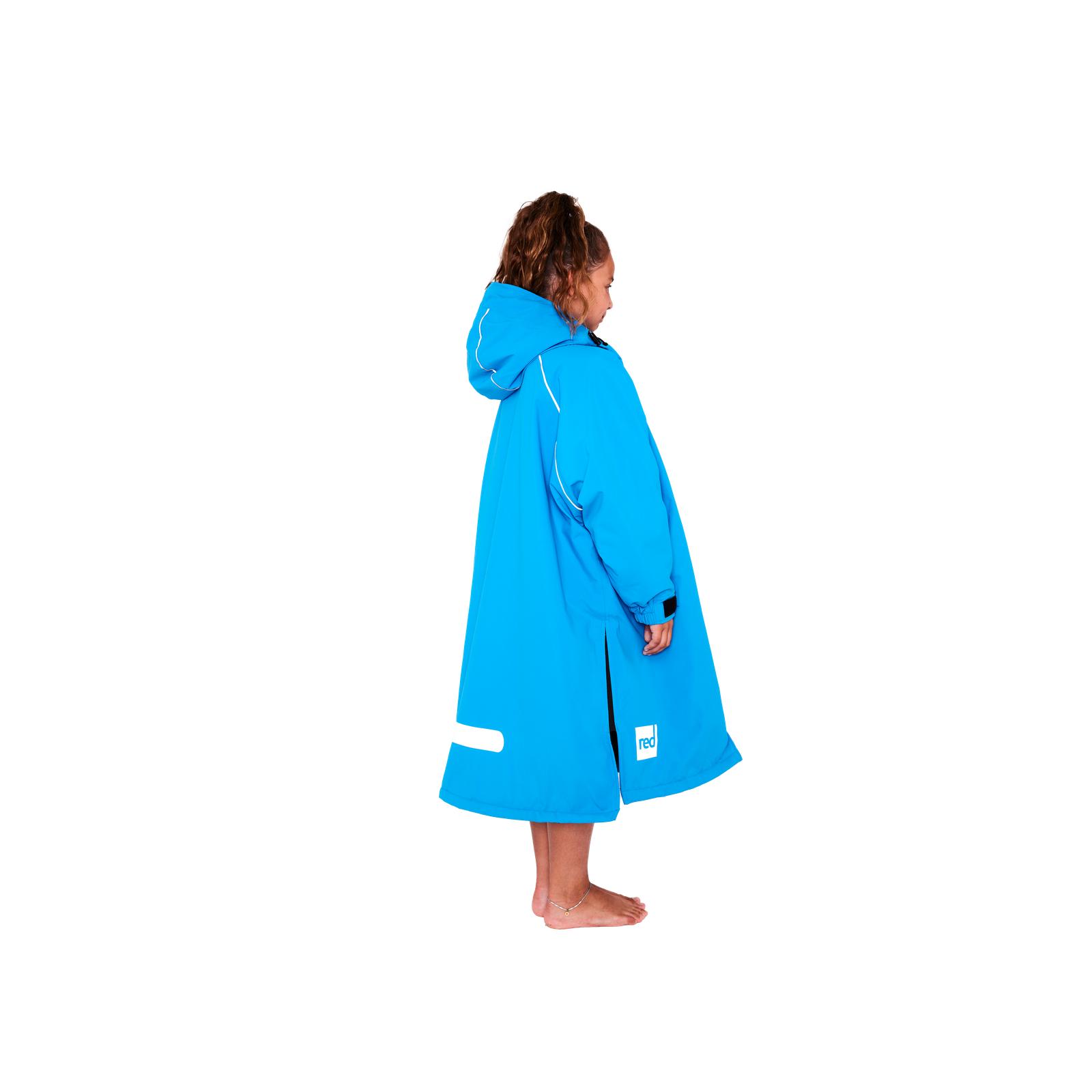 Red Kids Dry Pro Hooded Surf Surfing Swim Fur Lining Changing Robe - Picture 13 of 25