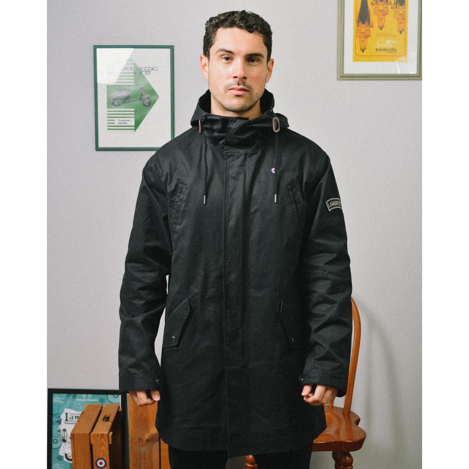 Lambretta Mens Outdoor Warm Winter Water Resistant Parka Jacket - Imagen 5 de 23