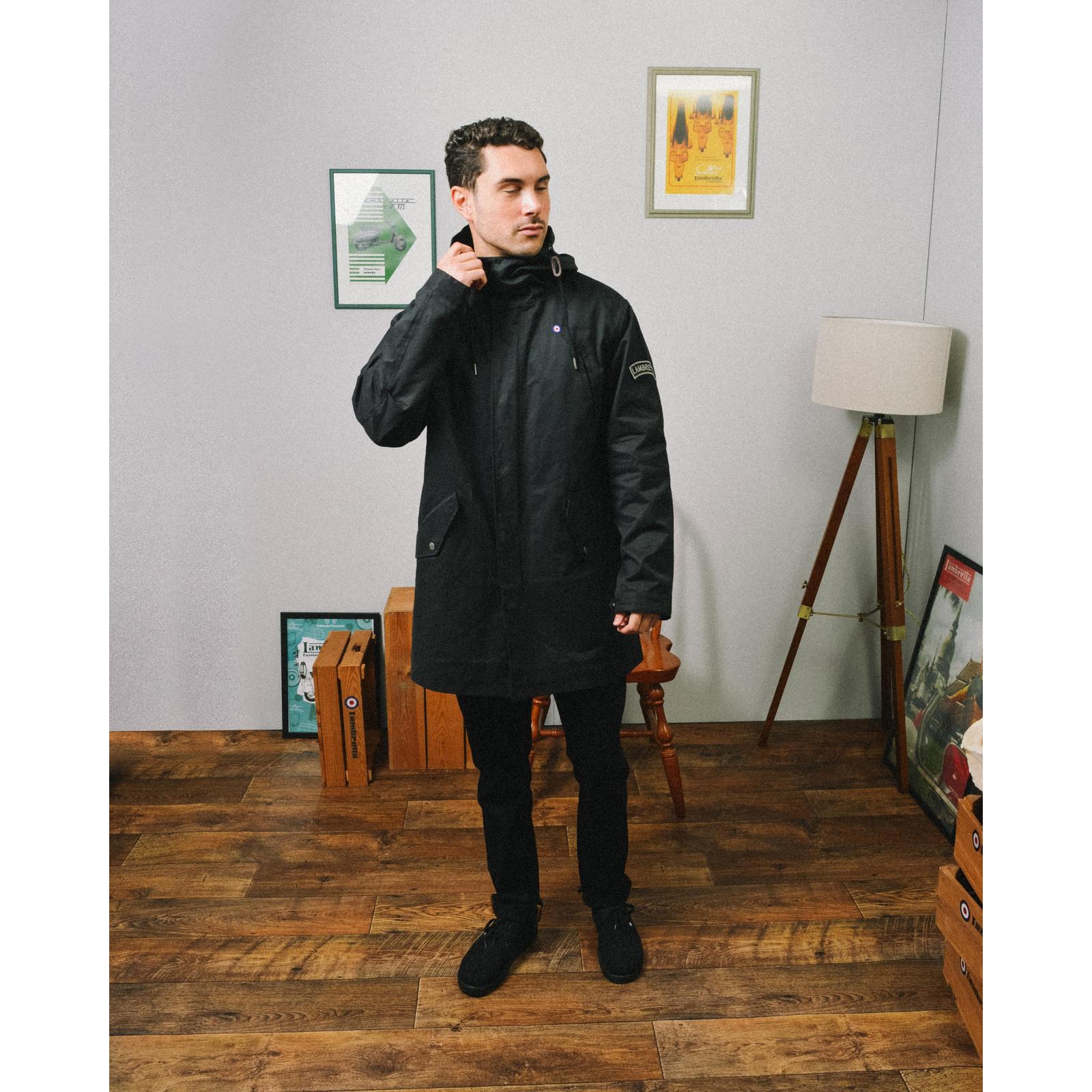 Lambretta Mens Outdoor Warm Winter Water Resistant Parka Jacket - Imagen 12 de 23