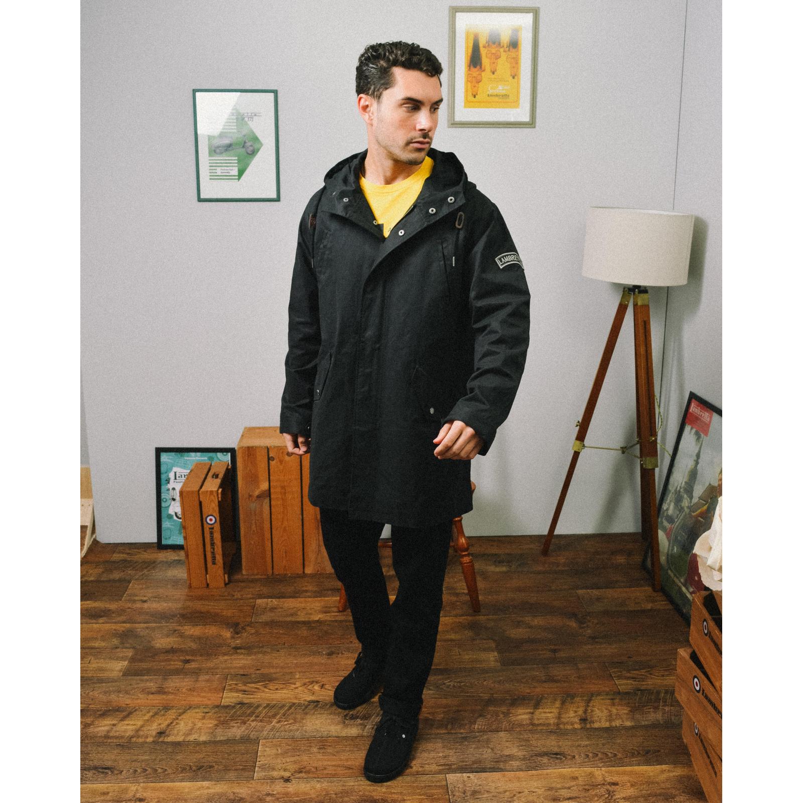 Lambretta Mens Outdoor Warm Winter Water Resistant Parka Jacket - Imagen 7 de 23