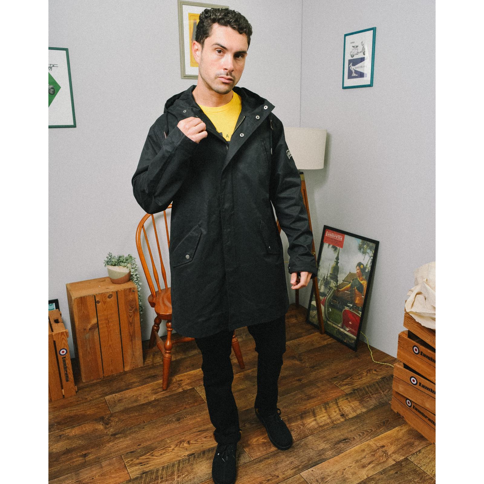 Lambretta Mens Outdoor Warm Winter Water Resistant Parka Jacket - Imagen 9 de 23