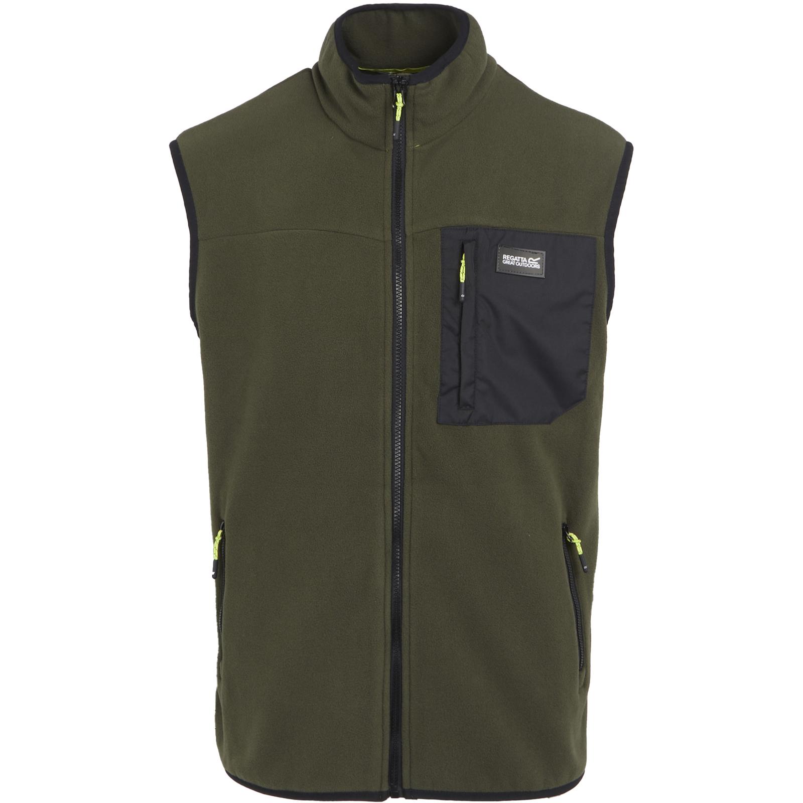 Chaleco calentador de cuerpo polar cálido de invierno para exteriores Frankie cremallera completa Regatta para hombre - Imagen 6 de 25