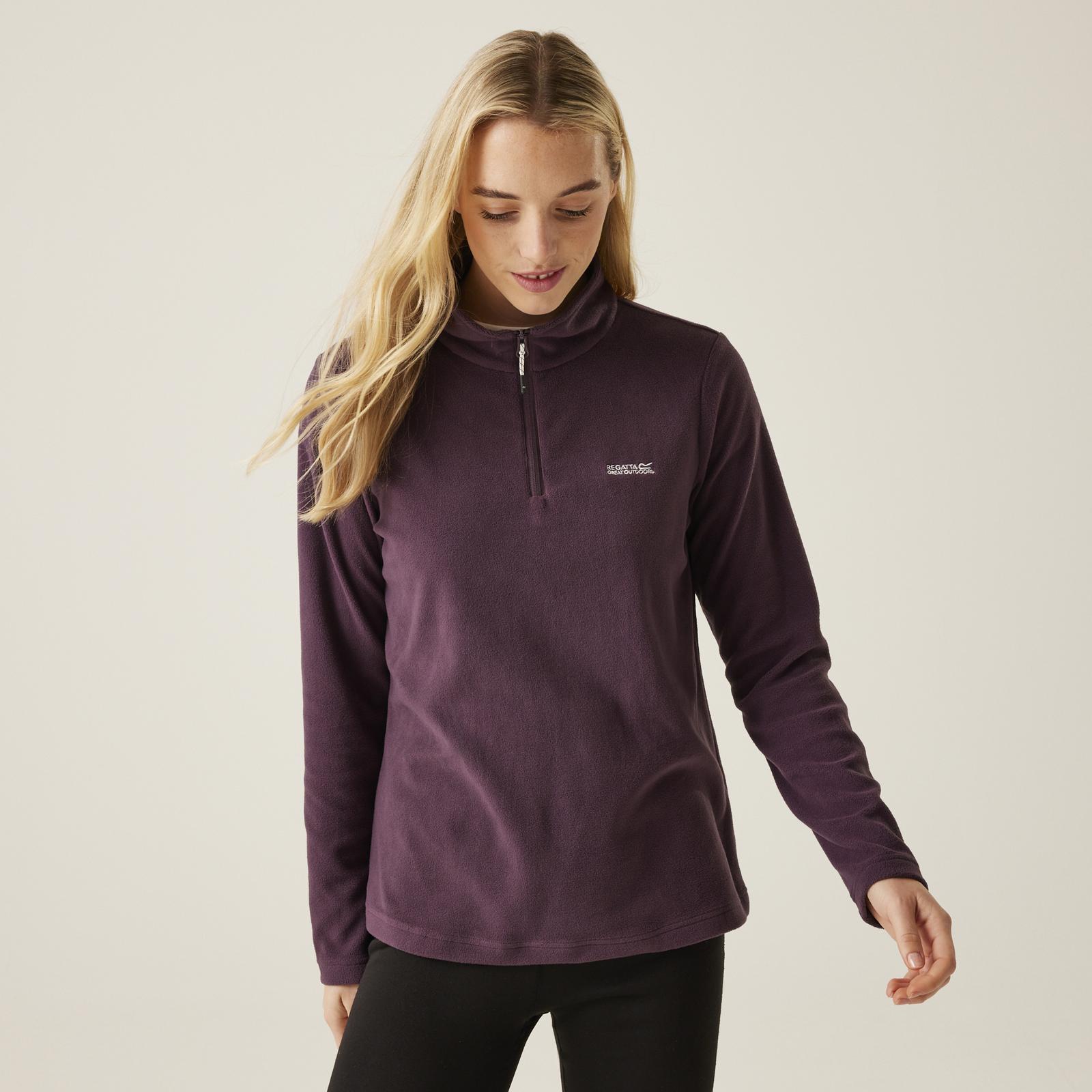 Regatta Womens Sweethart Lightweight 1/2 Zip Outdoor Walking Fleece Pullover - Picture 39 of 95