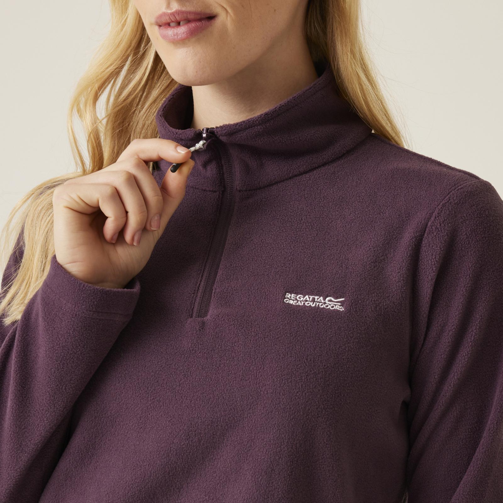 Regatta Womens Sweethart Lightweight 1/2 Zip Outdoor Walking Fleece Pullover - Picture 42 of 95