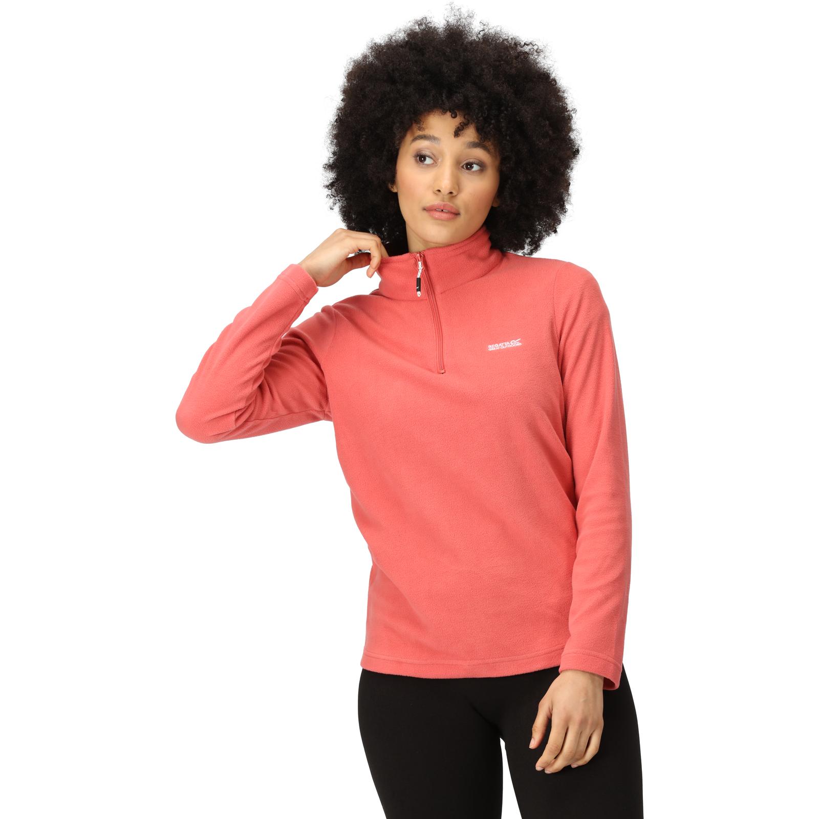 Regatta Womens Sweethart Lightweight 1/2 Zip Outdoor Walking Fleece Pullover - Picture 65 of 95