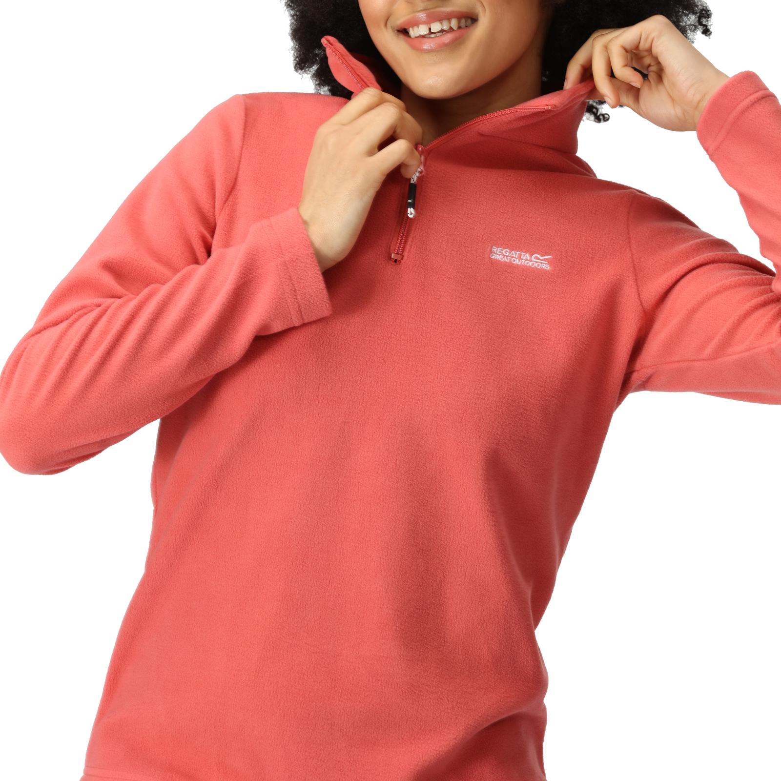 Regatta Womens Sweethart Lightweight 1/2 Zip Outdoor Walking Fleece Pullover - Picture 68 of 95