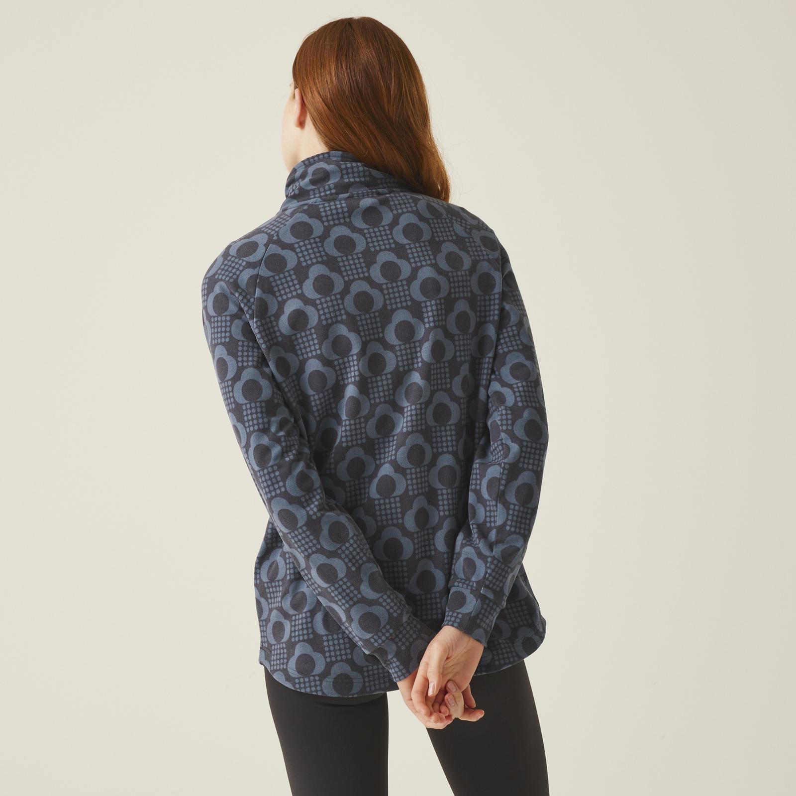 Regatta Womens Orla Kiely Half Zip Pullover Warm Winter Fleece Jumper - Picture 9 of 13