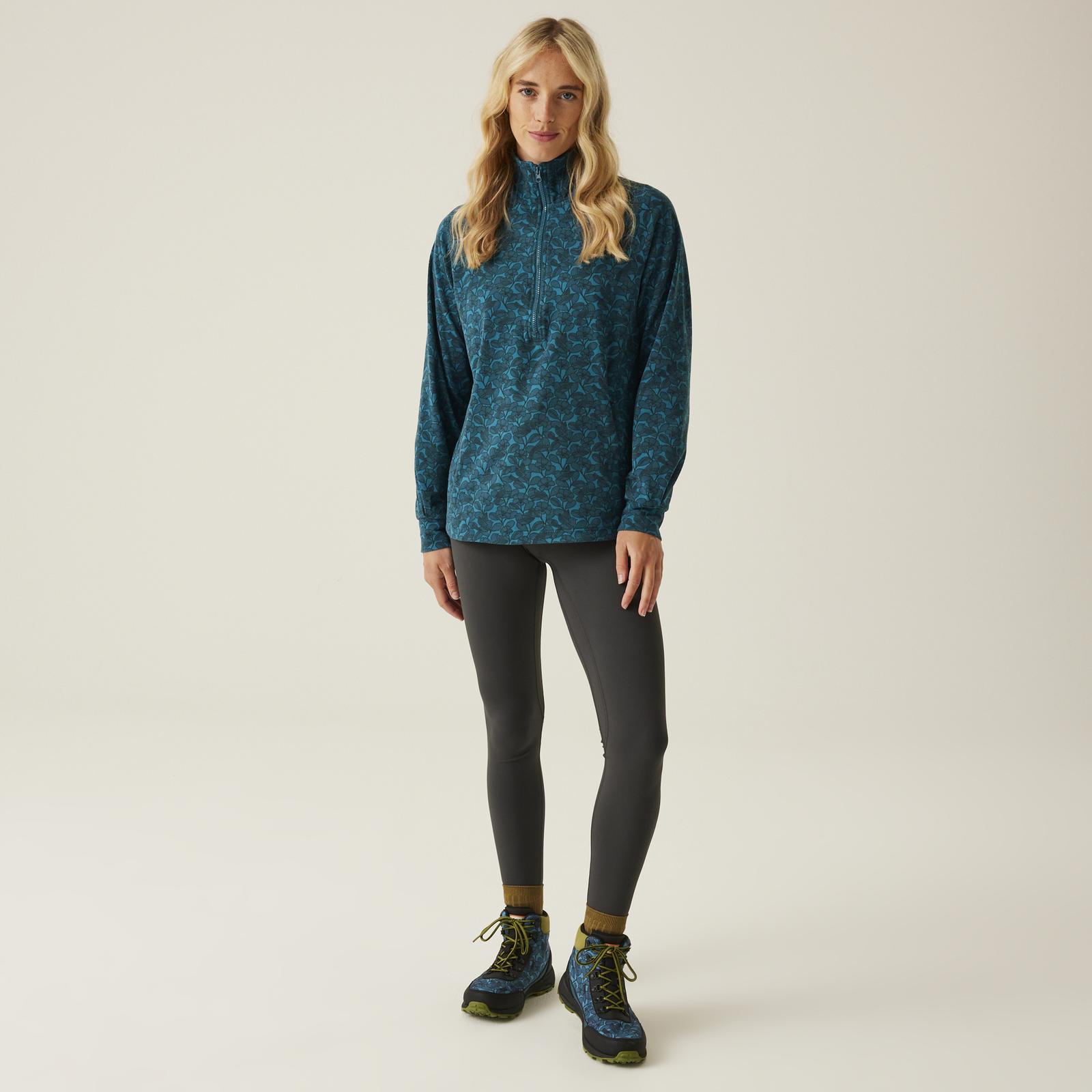 Regatta Womens Orla Kiely Half Zip Pullover Warm Winter Fleece Jumper - Picture 4 of 13