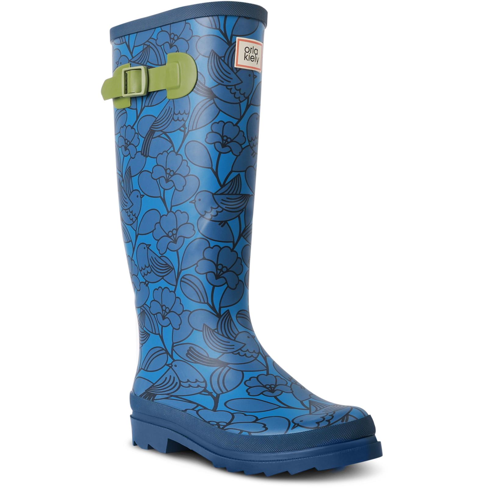 Regatta Womens Orla Kiely Hi Patterned Adjustable Wellington Boots Wellies - Picture 5 of 31