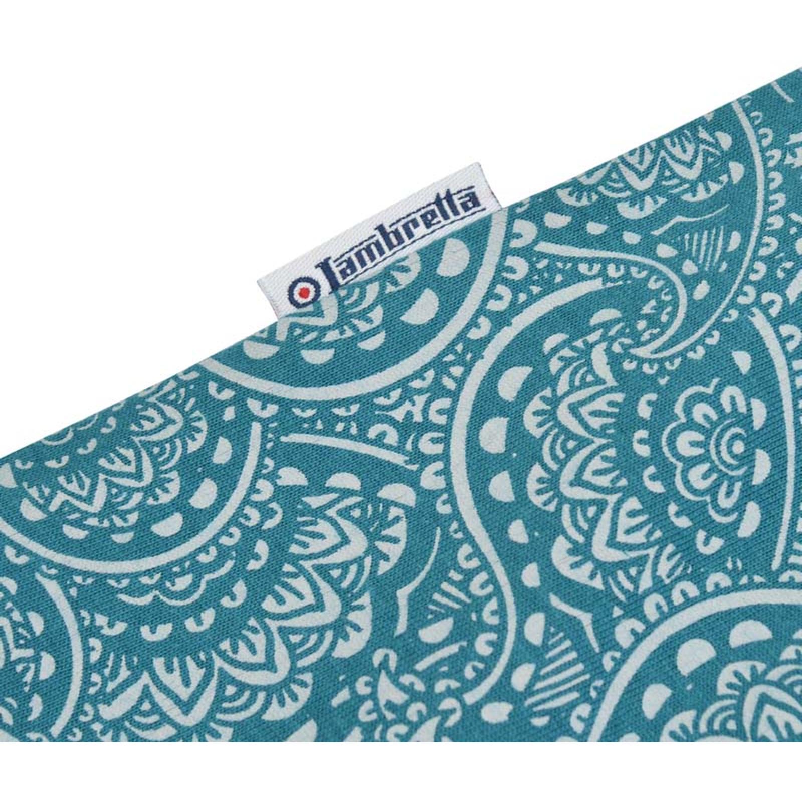 Camisa Polo Top Lambretta Para Hombres Paisley Tonal Manga Corta Mod - Imagen 5 de 11