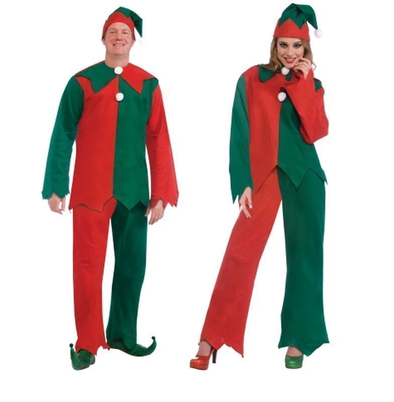 Santa/'s Shelf Helper Elf on the Adult Womens Costume NEW Christmas