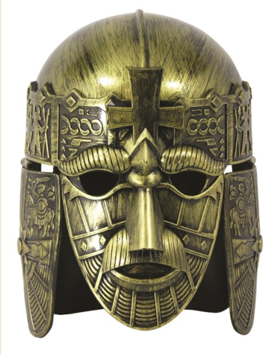 Medieval Warrior Helmet Battle Armour Gladiator Face Mask Costume