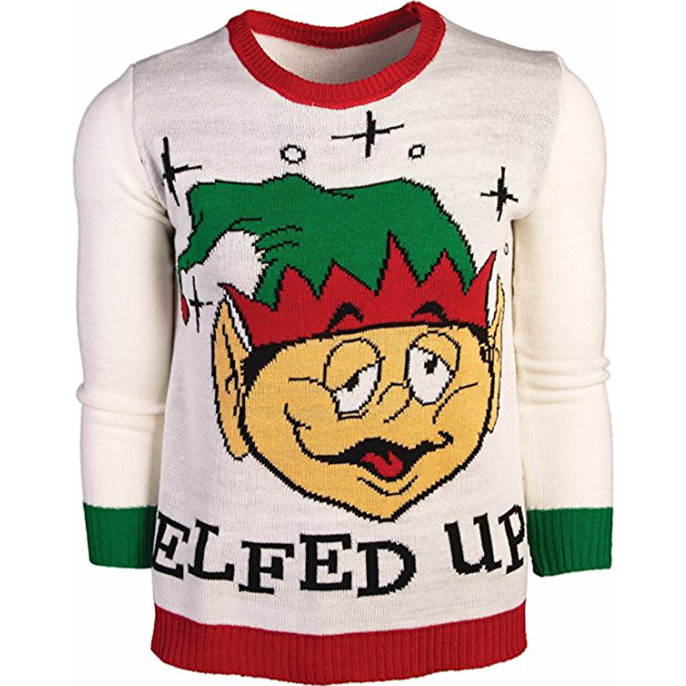 naughty elf sweaters
