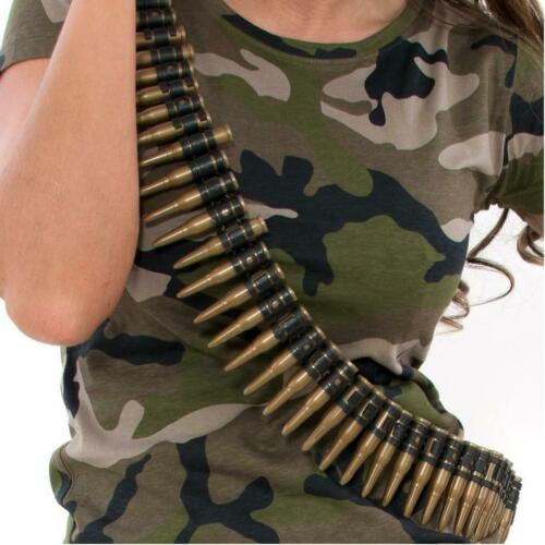 60" Bullet Bandolier Belt Ammo Realistic Military SWAT Rambo Costume Access. eBay