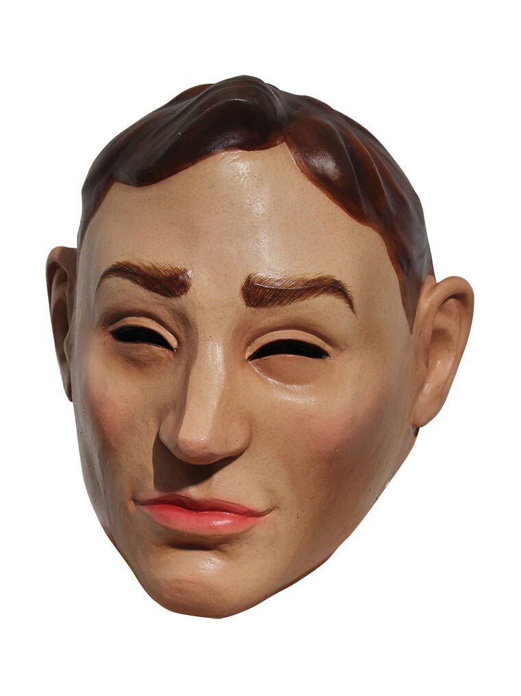 Manikin Adult Latex Mask Creepy Mannequin Head Man Face Male Model