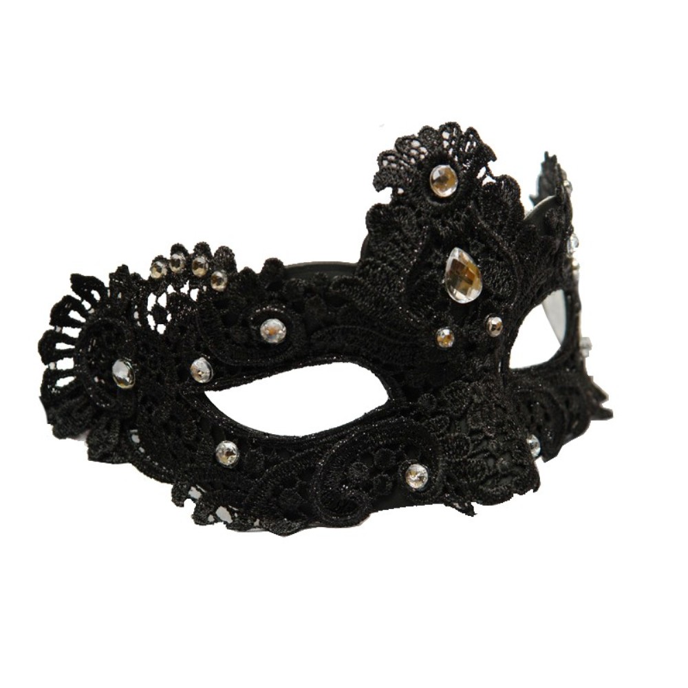 8pcs Unisex Black Masquerade Ball Mask Venetian Party Prom Holiday Eye Masks