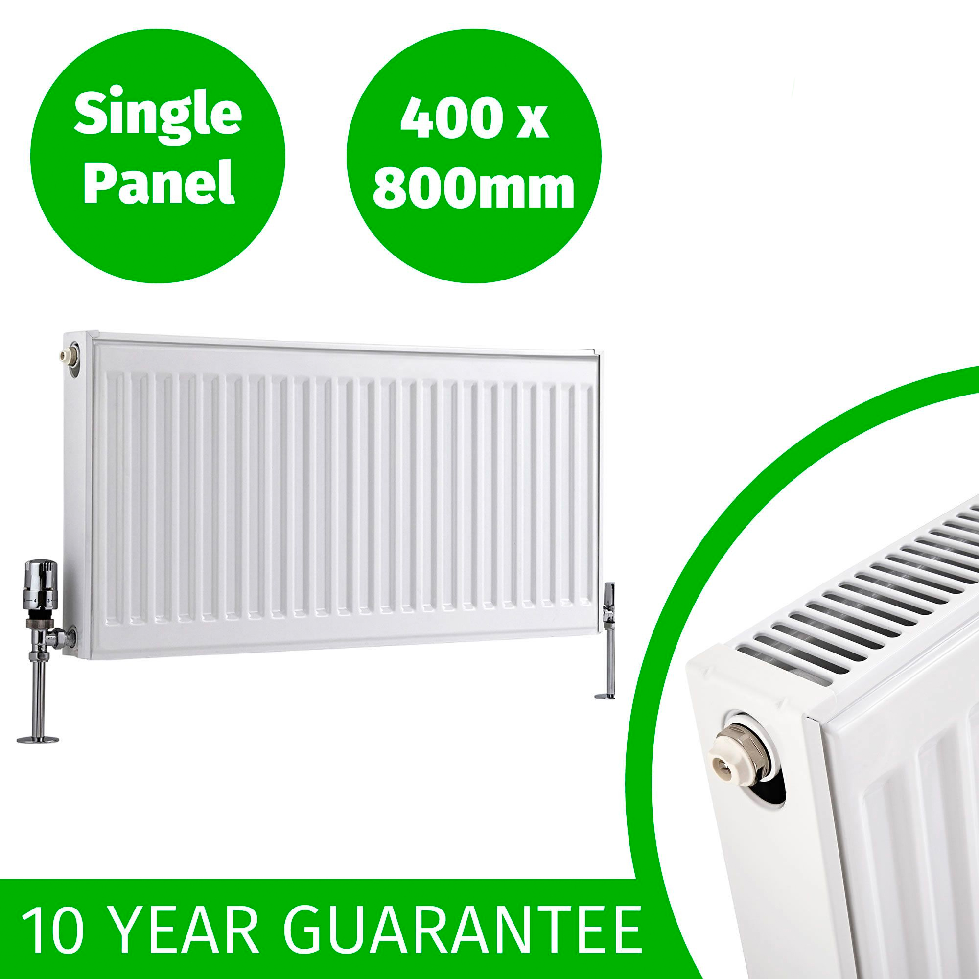 Compact Convector Radiator White Type 11 21 22 400mm 600mm Central