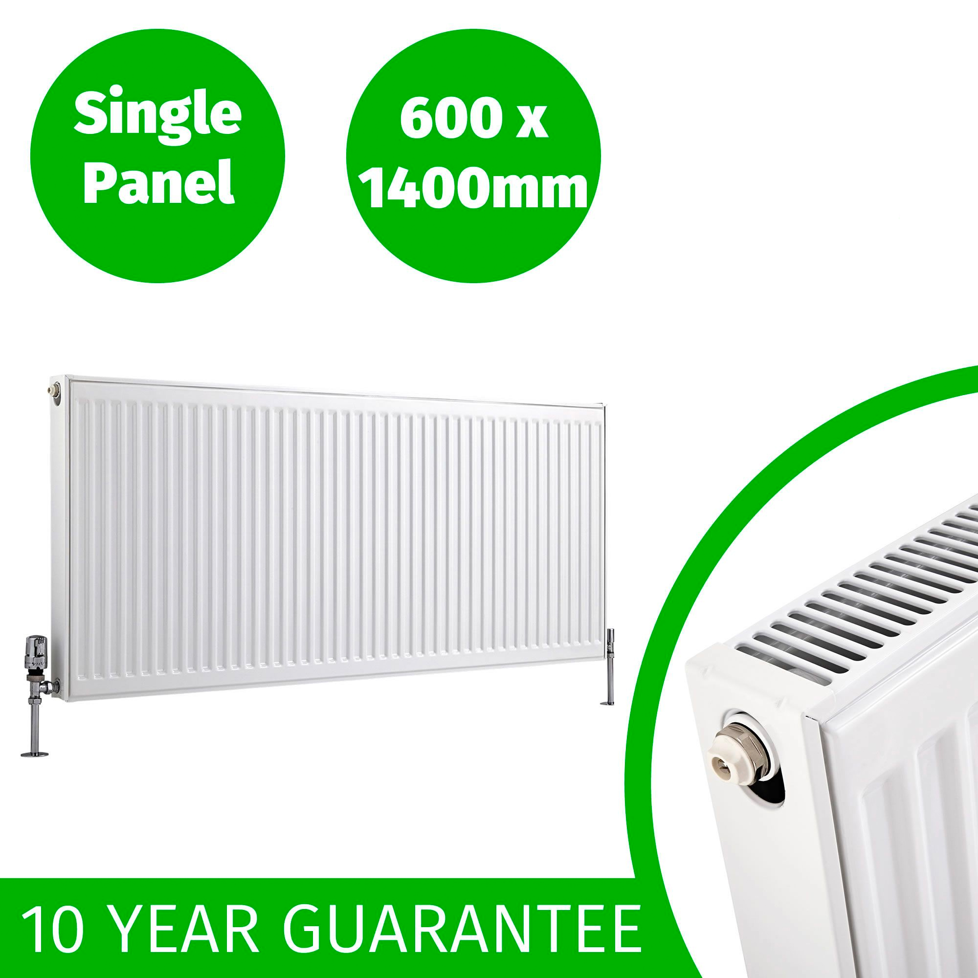 Compact Convector Radiator White Type 11 21 22 400mm 600mm Central Heating