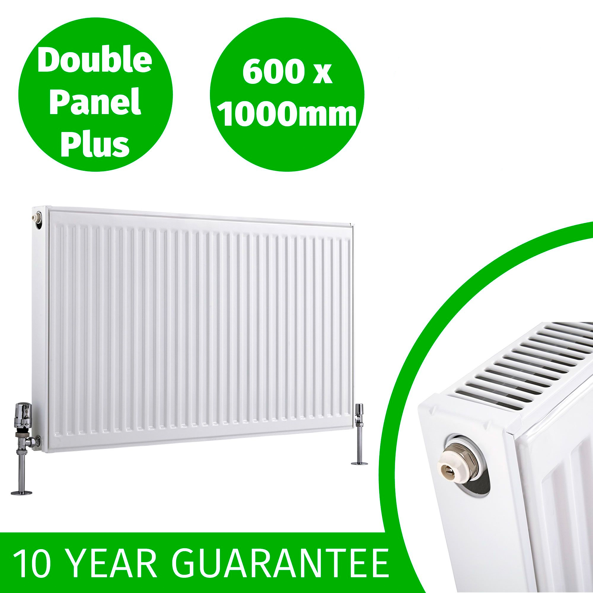 Compact Convector Radiator White Type 11 21 22 400mm 600mm Central